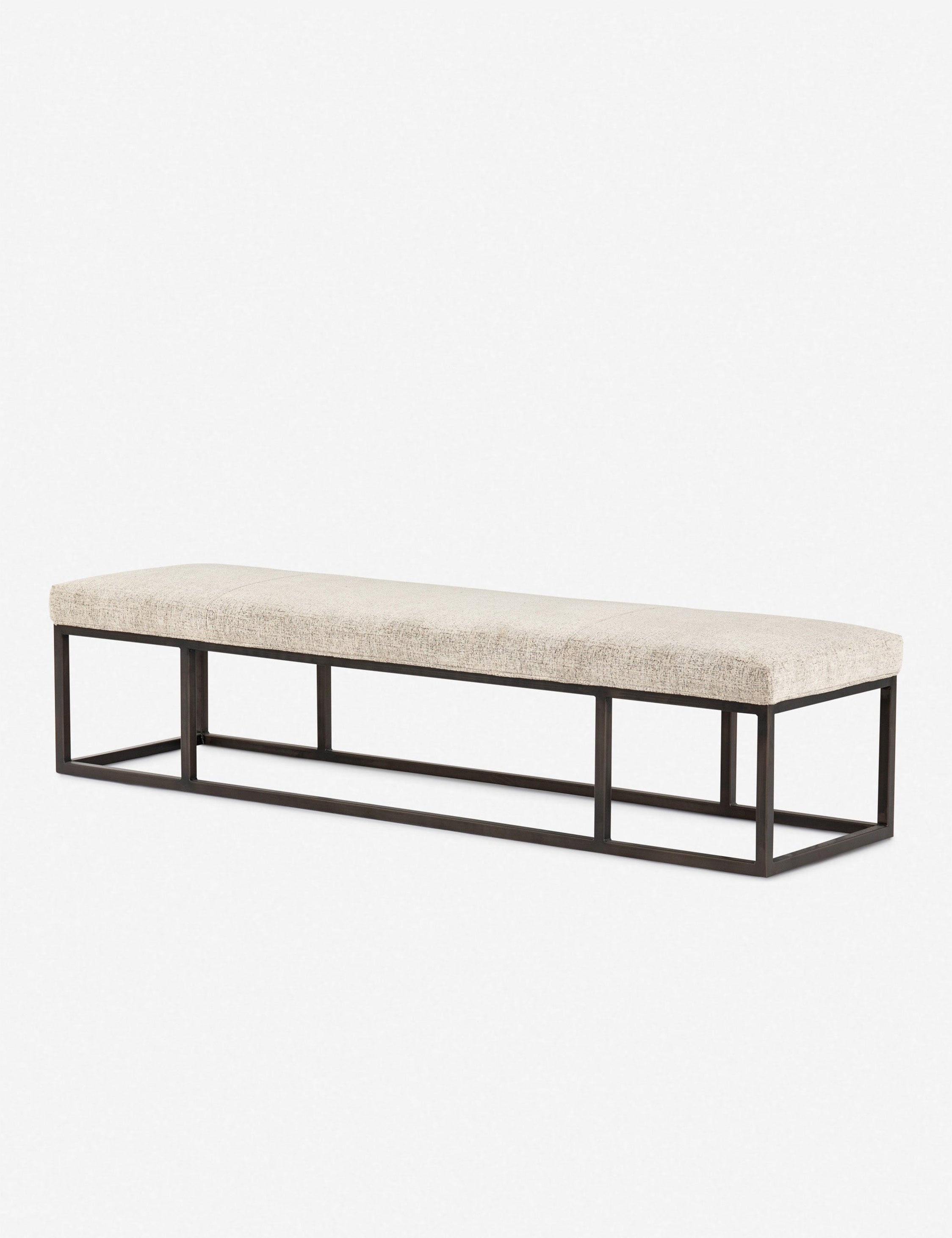 Banc - Pièce moderne qui s'intègre à diverses esthétiques, ce banc rembourré en tissu est la touche finale parfaite pour votre espace.