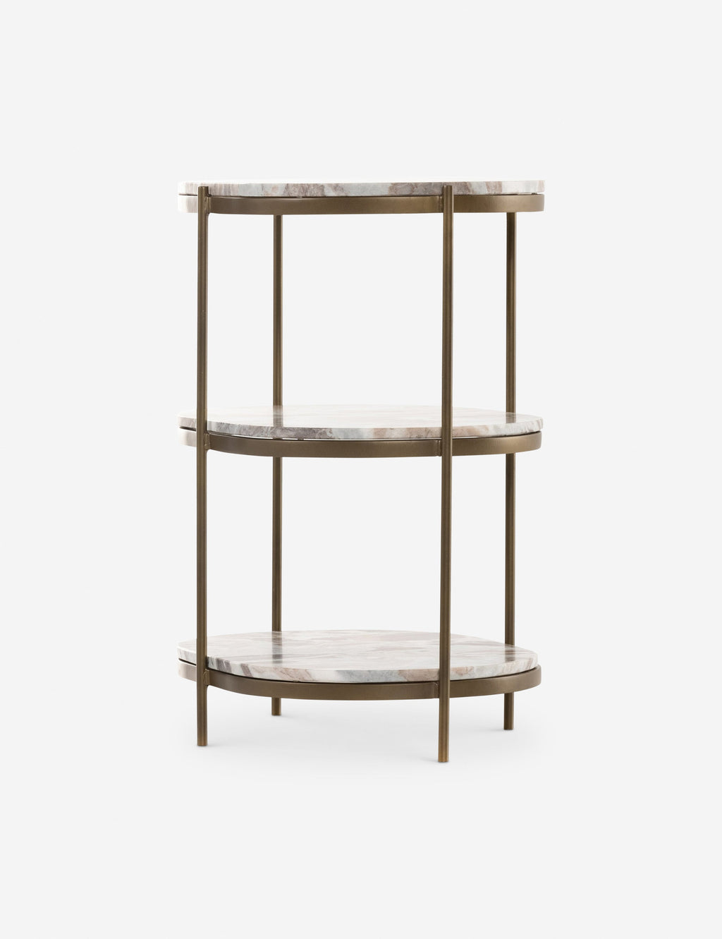 Table de chevet - Alliant le charme d'inspiration vintage au luxe moderne, cette table de chevet à trois niveaux apporte une touche sophistiquée à votre chambre