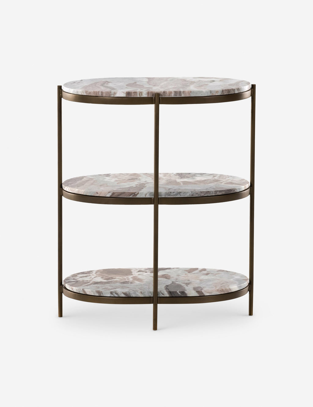 Table de chevet - Alliant le charme d'inspiration vintage au luxe moderne, cette table de chevet à trois niveaux apporte une touche sophistiquée à votre chambre