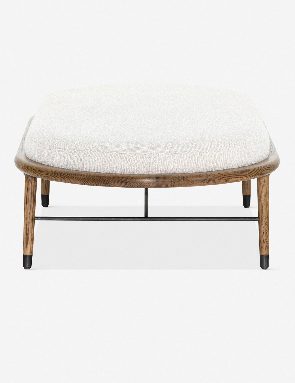Banc - Ce banc allie subtilement style et fonctionnalité, avec son assise ovale capitonnée suffisamment spacieuse pour offrir une surface d'appoint lorsque
