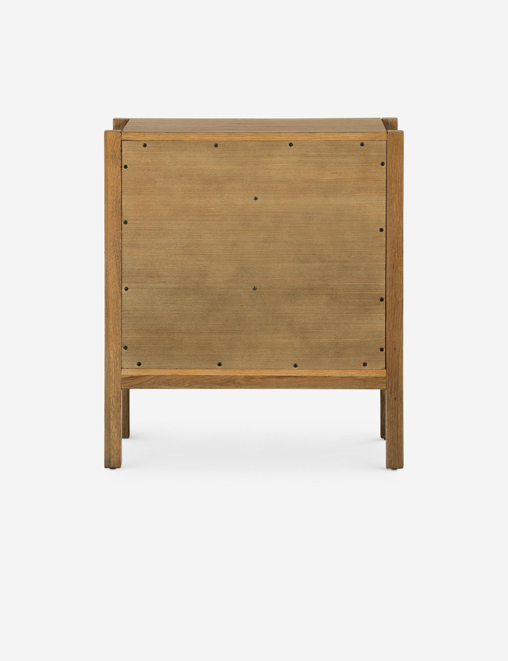 Table de chevet - Avec son cadre apparent et ses lignes minimalistes, cette table de chevet offre une réinterprétation moderne du style mid-century.