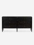 Commode à 6 tiroirs - Le style traditionnel rencontre l'attrait moderne dans cette commode d'inspiration européenne vintage