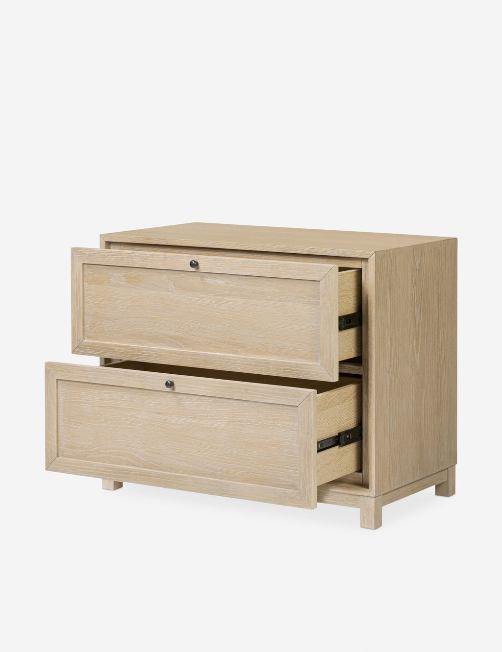 Table de chevet - Une table de chevet de style transitionnel en chêne pour un impact intemporel