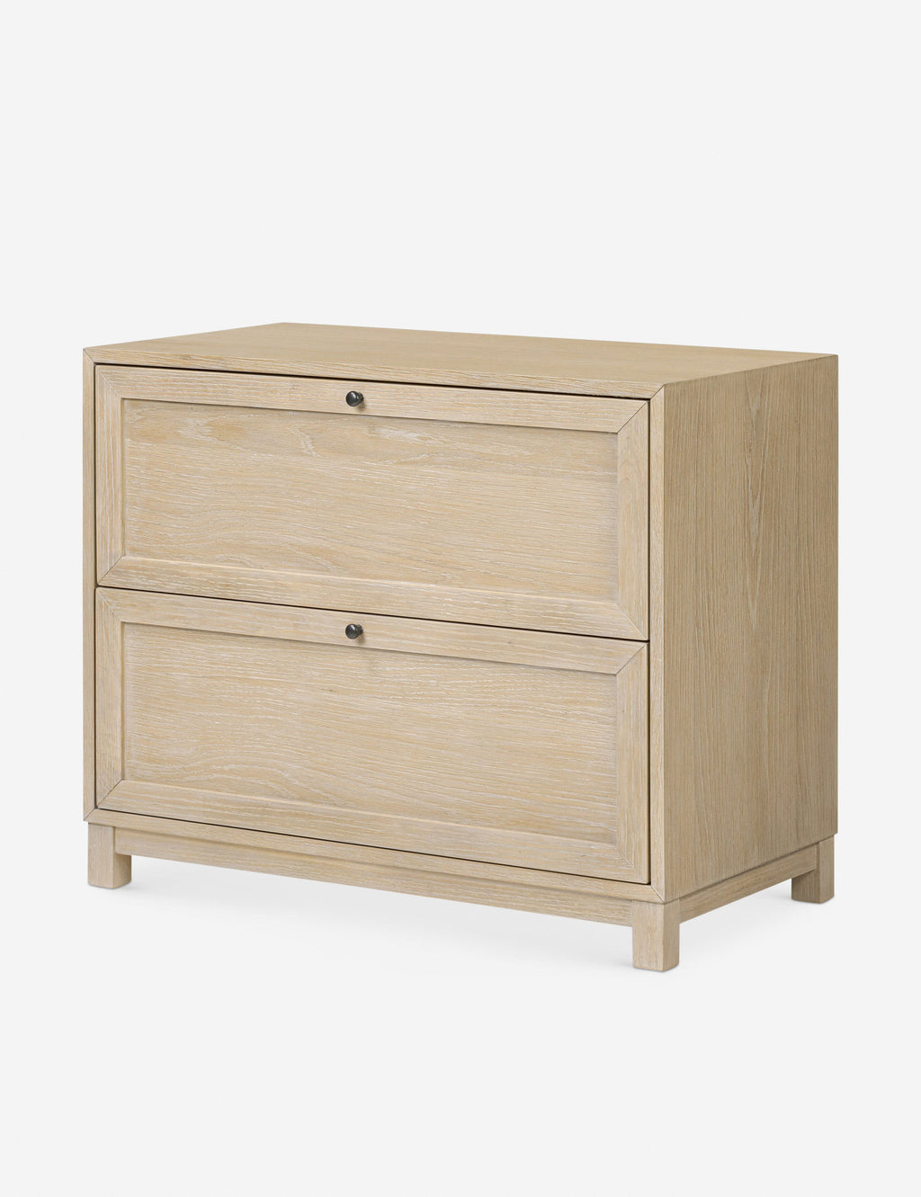 Table de chevet - Une table de chevet de style transitionnel en chêne pour un impact intemporel