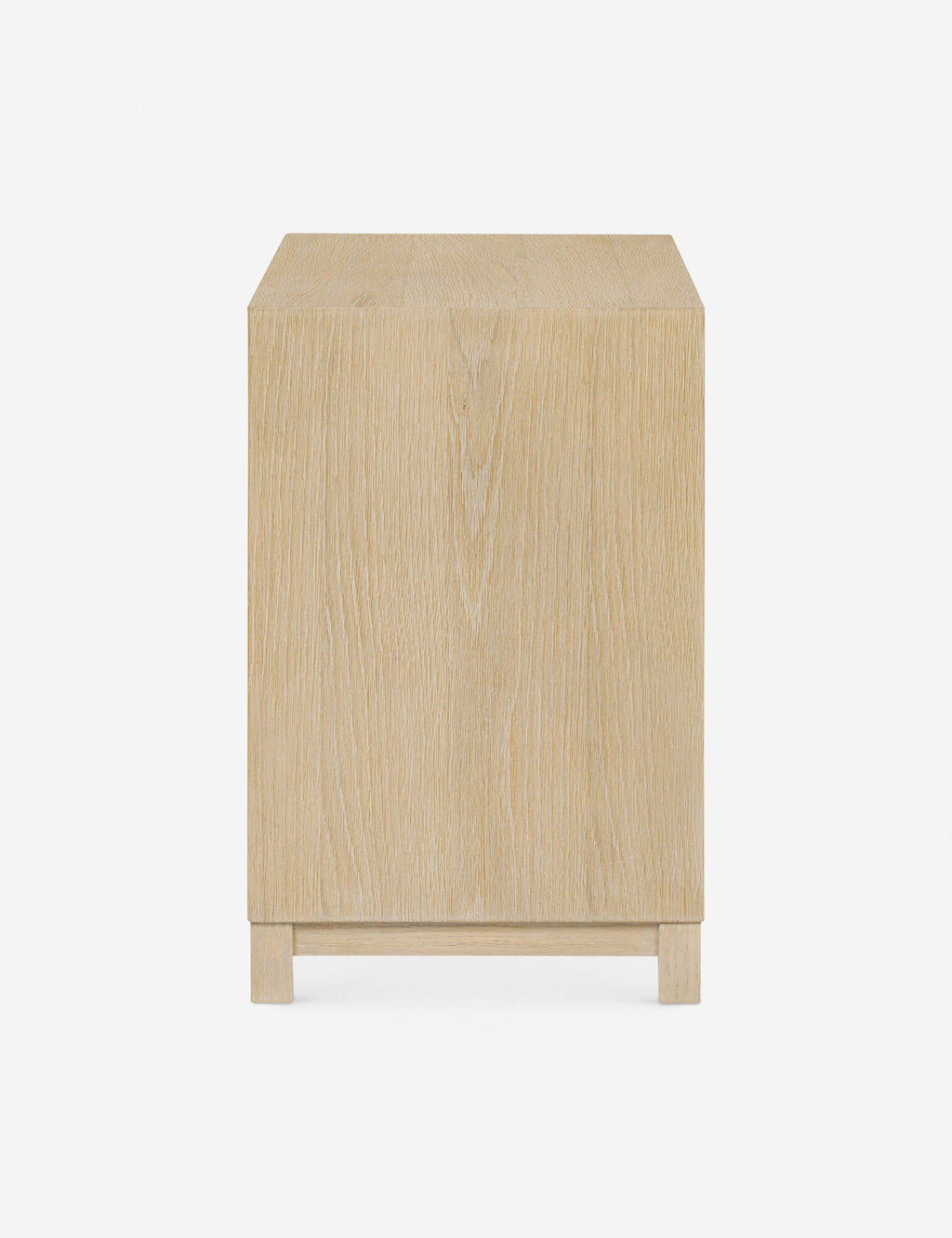Table de chevet - Une table de chevet de style transitionnel en chêne pour un impact intemporel
