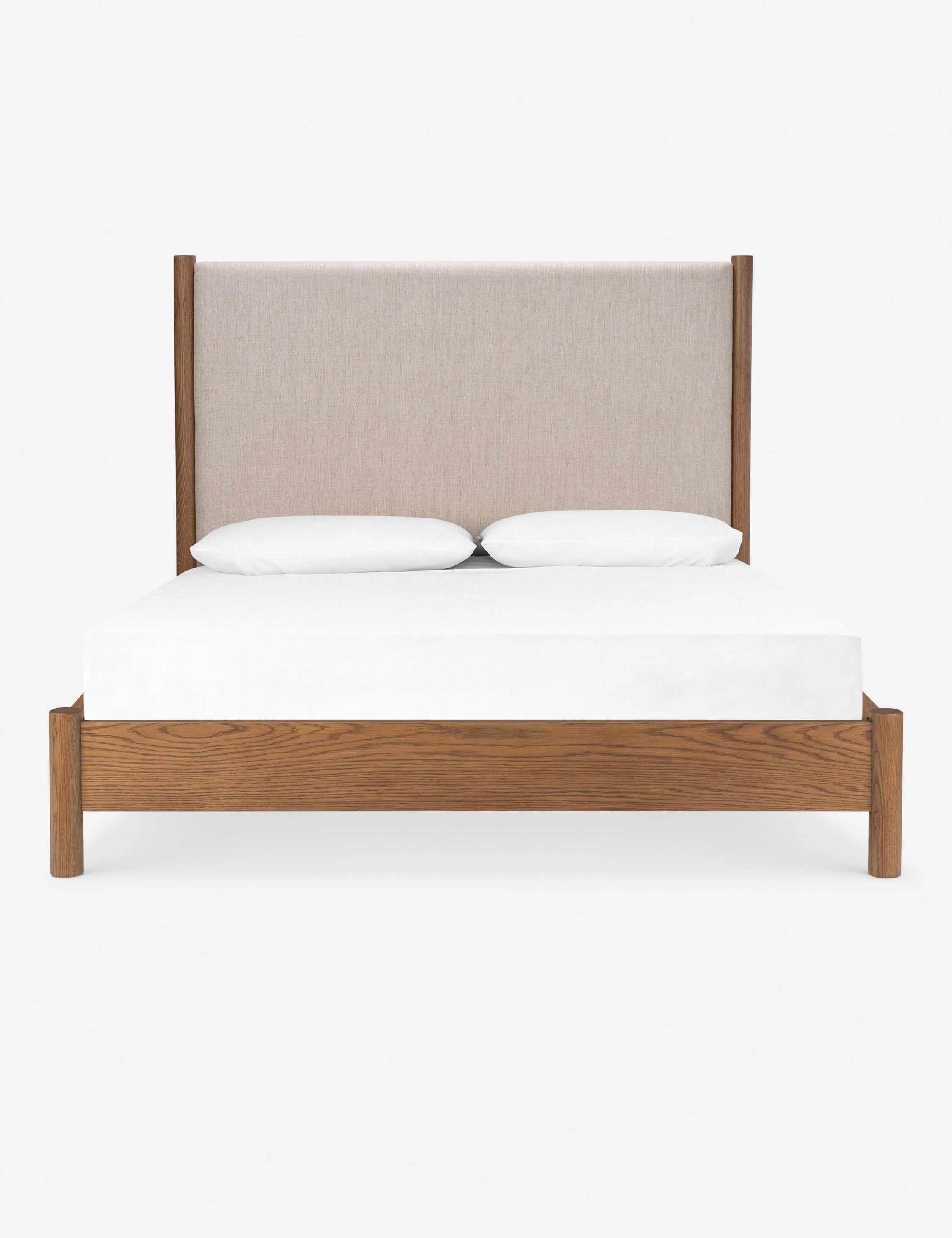 Lit Plateforme - Le lit apporte une touche transitionnelle en chêne