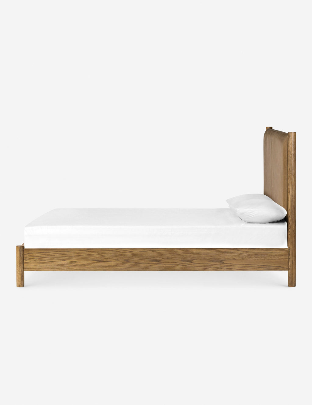 Lit Plateforme - Le lit apporte une touche transitionnelle en chêne