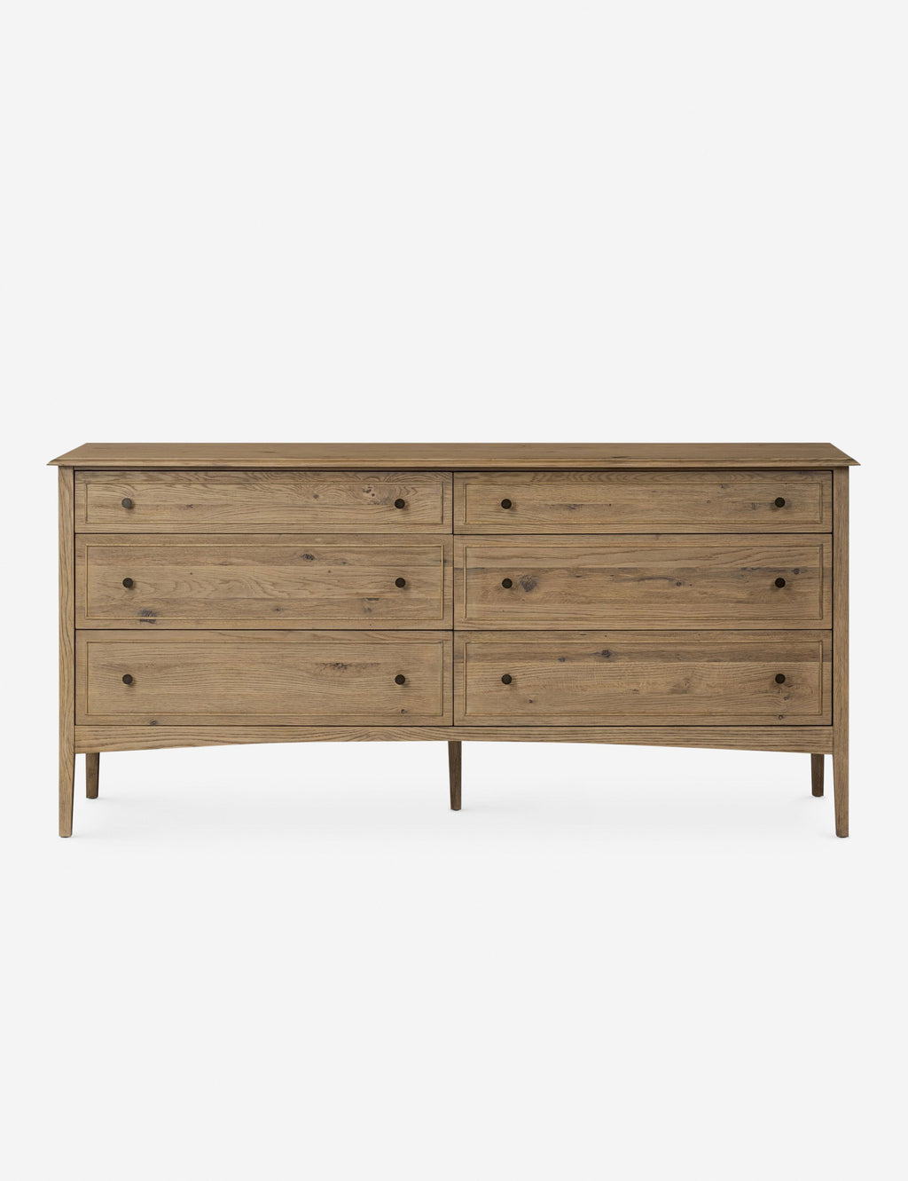 Commode - Le chêne fumé et les lignes épurées confèrent à cette commode un aspect raffiné et la chaleur naturelle du grain du bois