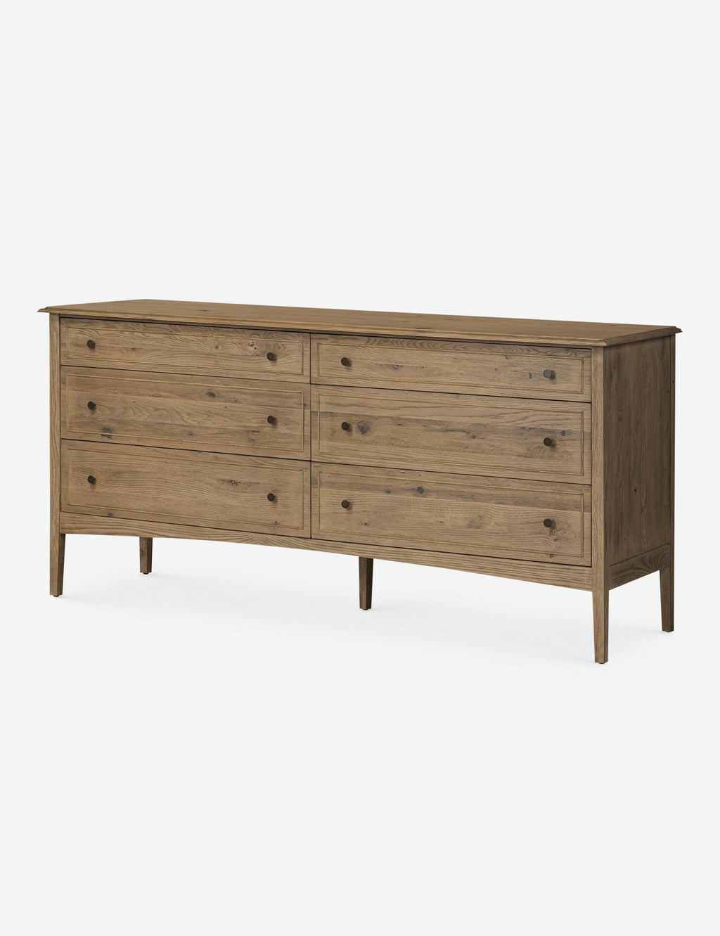 Commode - Le chêne fumé et les lignes épurées confèrent à cette commode un aspect raffiné et la chaleur naturelle du grain du bois