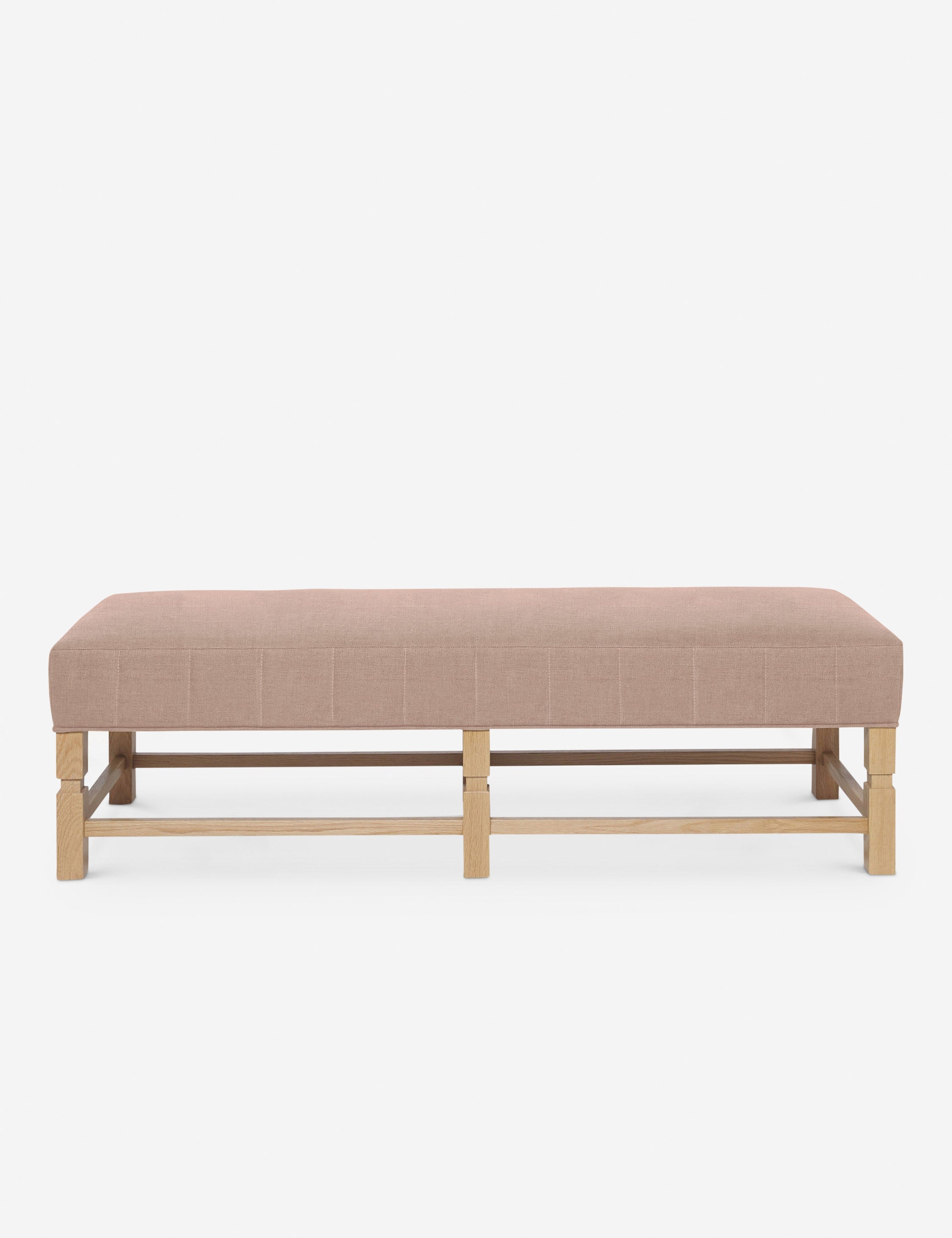 Banc – Alliant un style sur mesure à des matériaux classiques, ce banc rembourré est l'incarnation du confort intemporel.