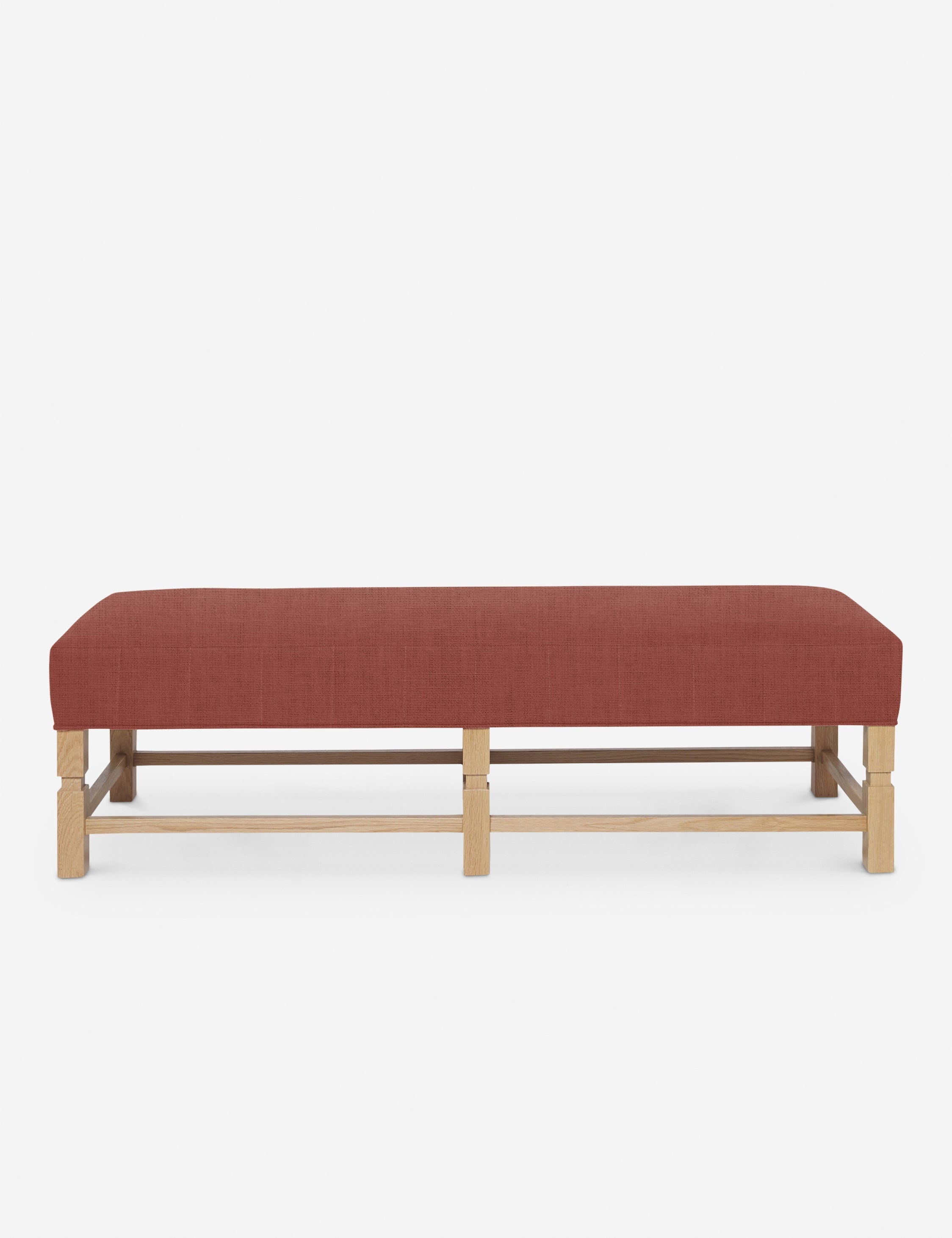 Banc – Alliant un style sur mesure à des matériaux classiques, ce banc rembourré est l'incarnation du confort intemporel.