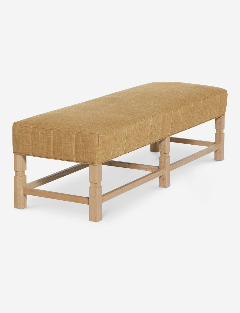 Banc – Alliant un style sur mesure à des matériaux classiques, ce banc rembourré est l'incarnation du confort intemporel.