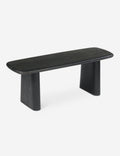 Banc - Dans un design en chêne épais, ce banc offre une silhouette élégante avec des grains de bois intéressants et des bords arrondis