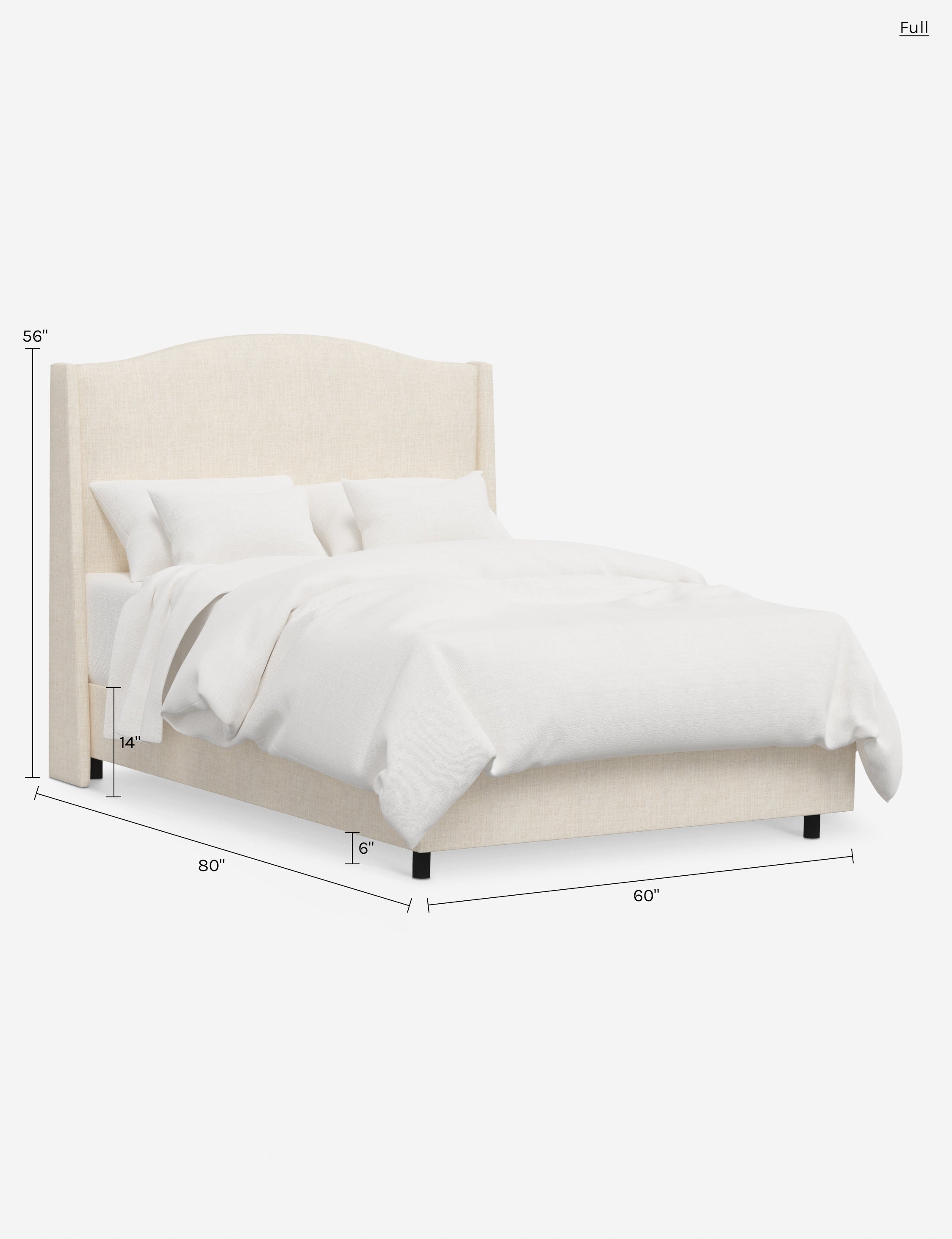 Lit - Apportez une touche à votre chambre à coucher avec ce lit rembourré