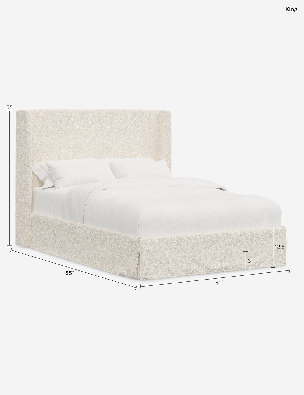 Lit déhoussable - Apportez une touche à votre chambre avec le lit Adara