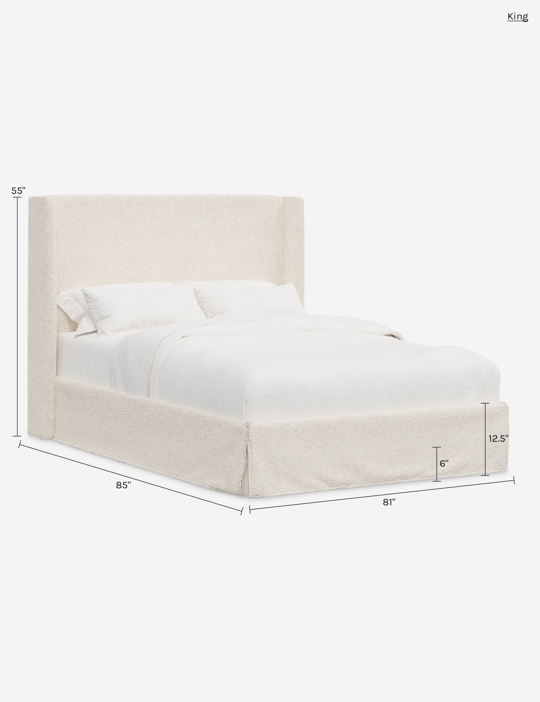 Lit déhoussable - Apportez une touche à votre chambre avec le lit Adara