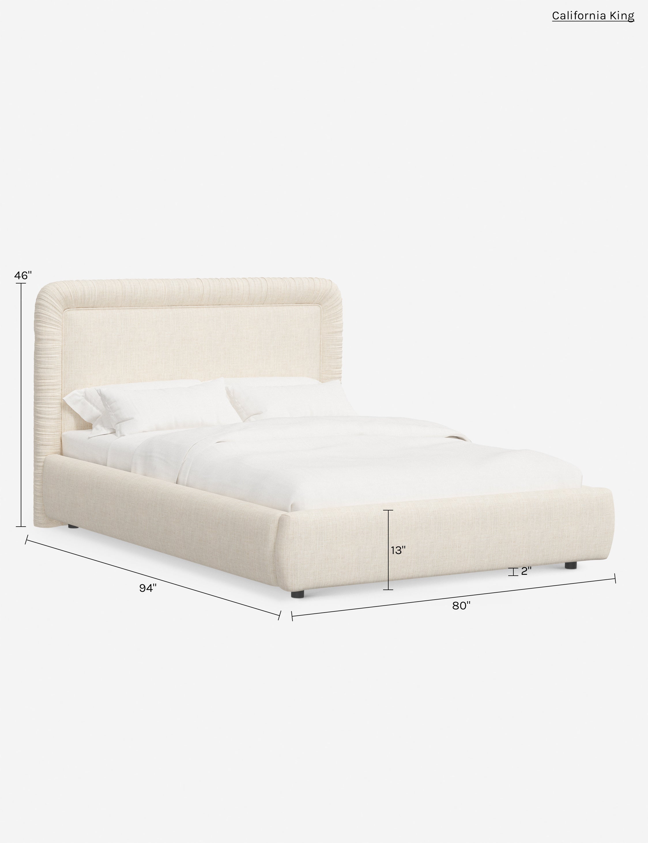 Lit plateforme – Des touches classiques rencontrent des lignes modernes dans le lit