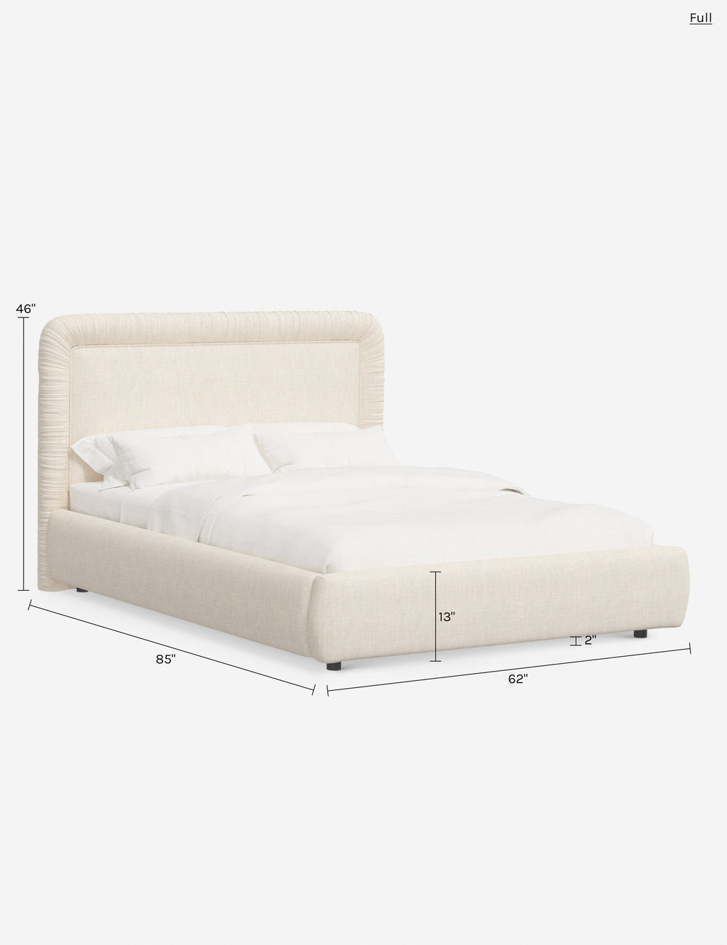 Lit plateforme – Des touches classiques rencontrent des lignes modernes dans le lit