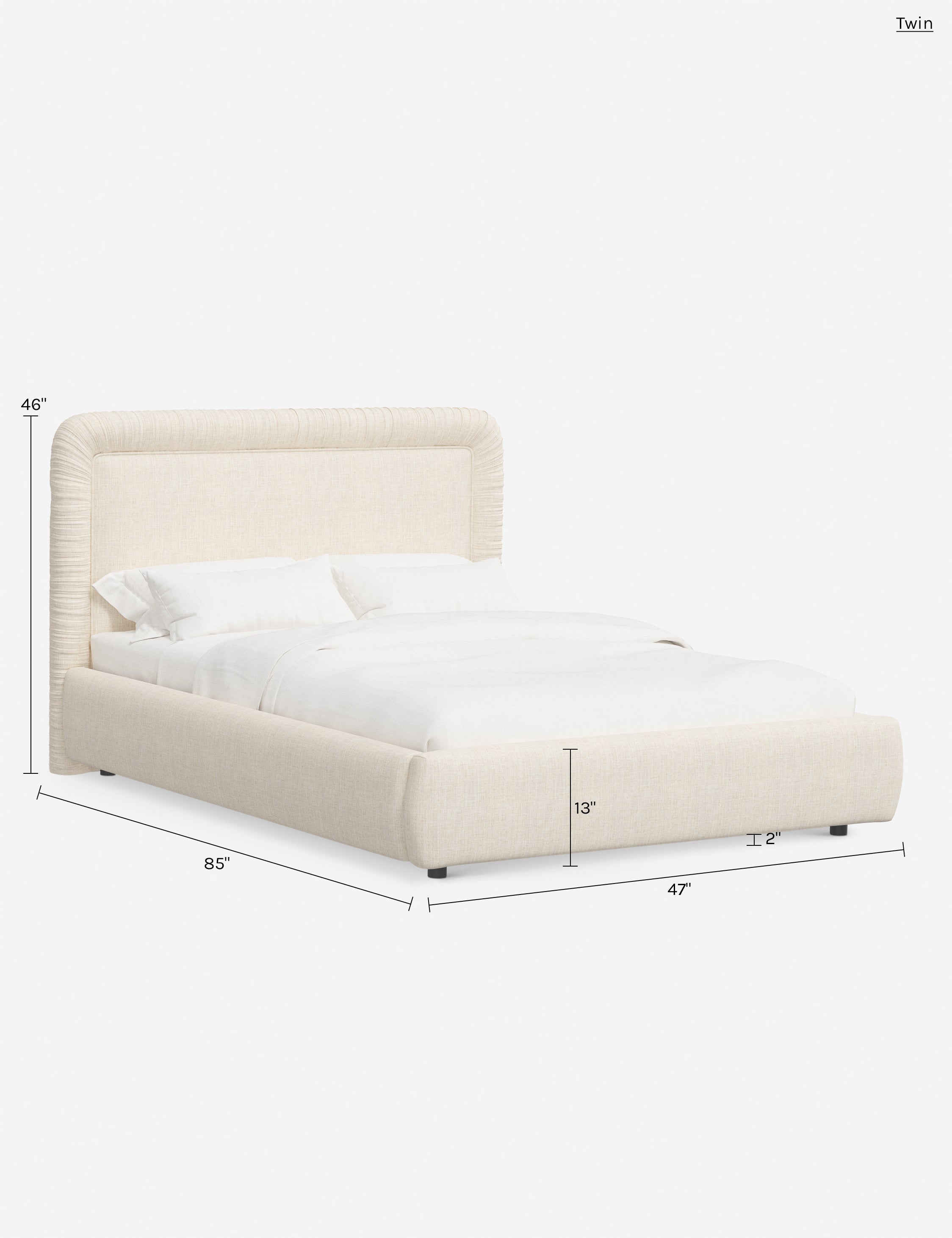 Lit plateforme – Des touches classiques rencontrent des lignes modernes dans le lit