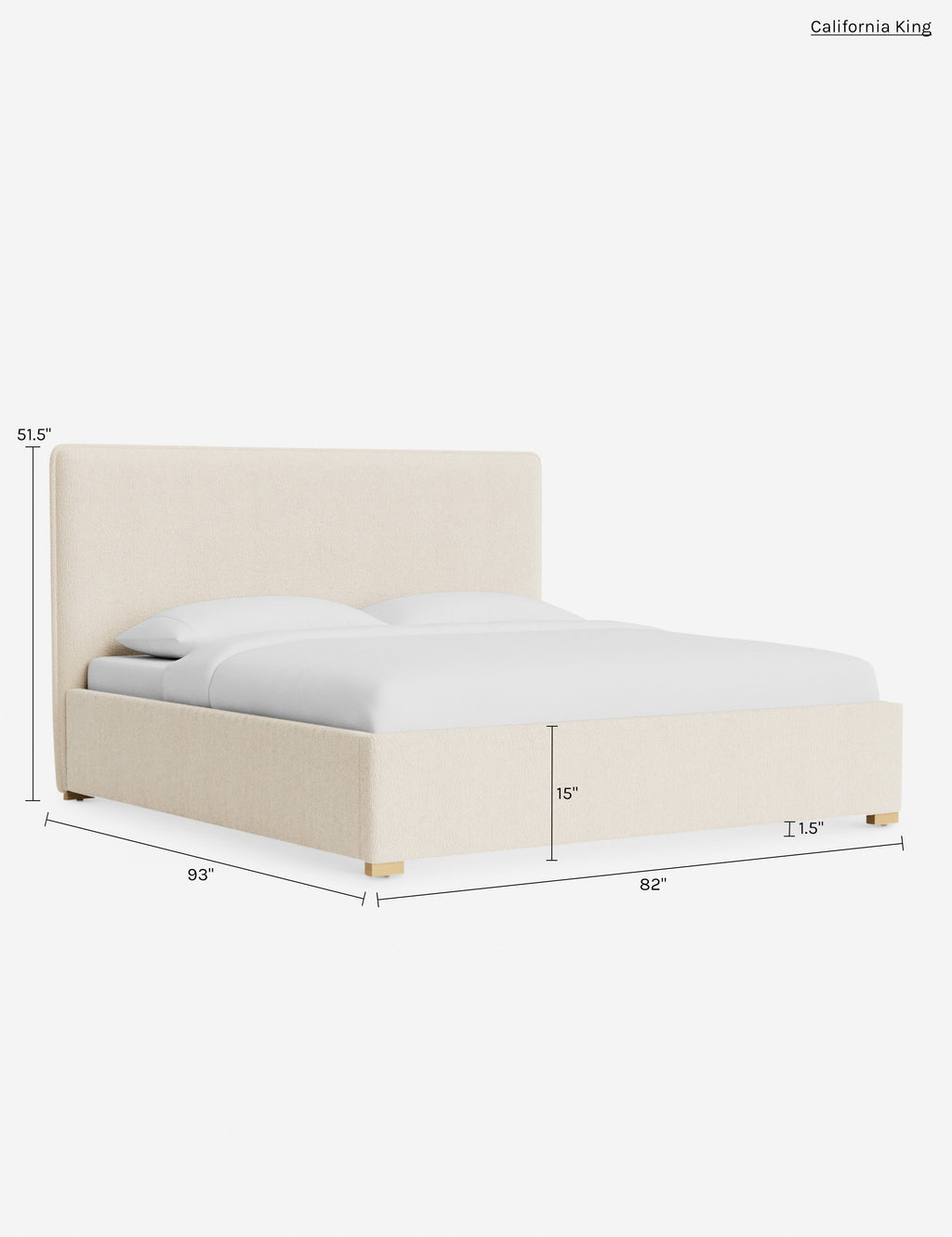 Lit - Le lit allie des lignes douces à une simplicité épurée pour un style à la fois équilibré et raffiné.
