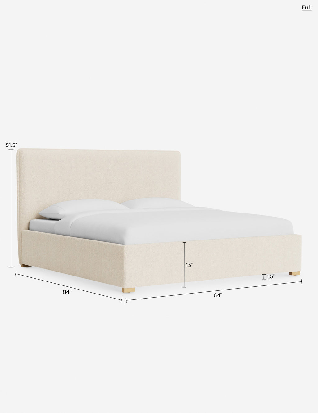 Lit - Le lit allie des lignes douces à une simplicité épurée pour un style à la fois équilibré et raffiné.