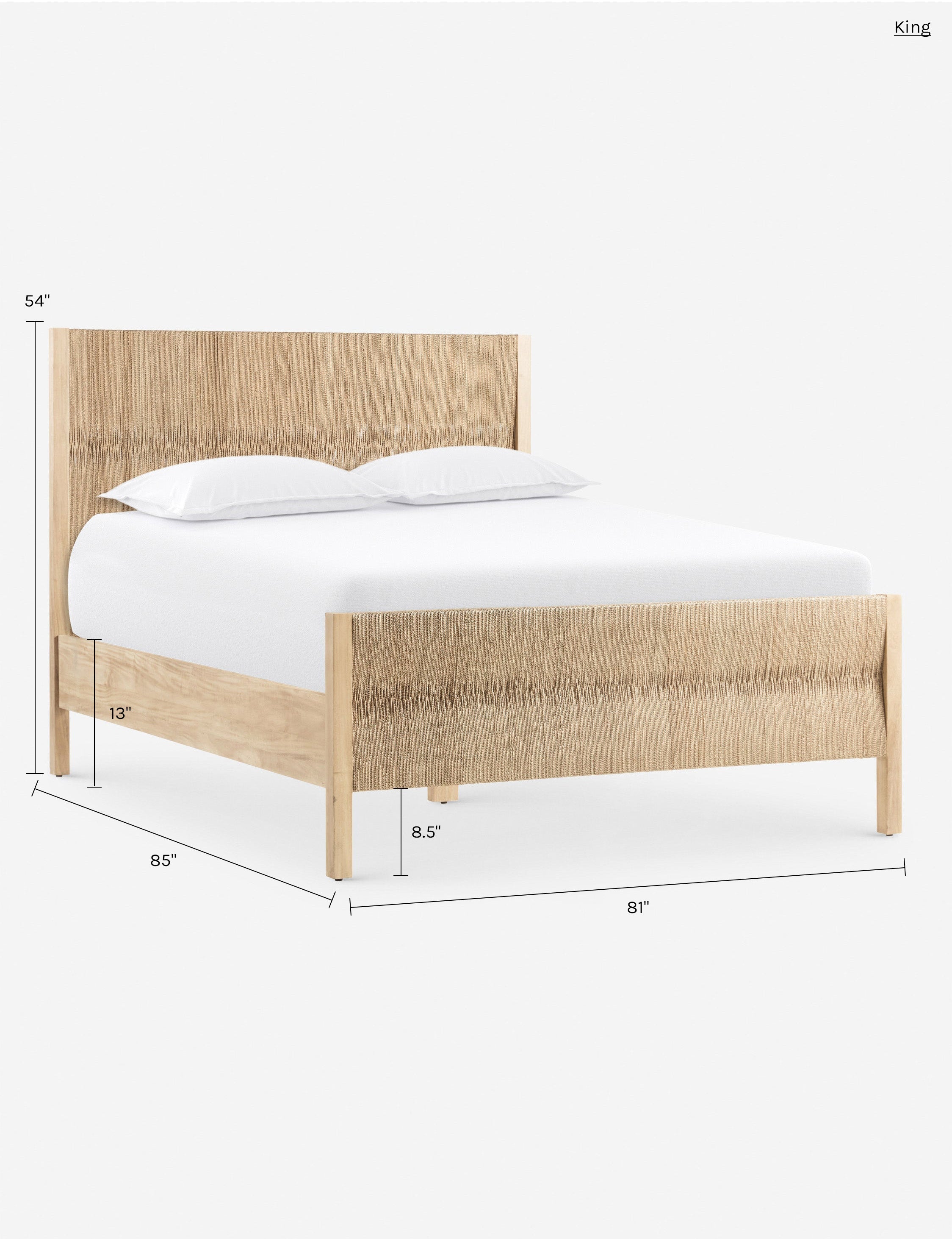 Lit plateforme - Apportez une chaleur côtière à l'agencement de votre chambre avec le lit plateforme