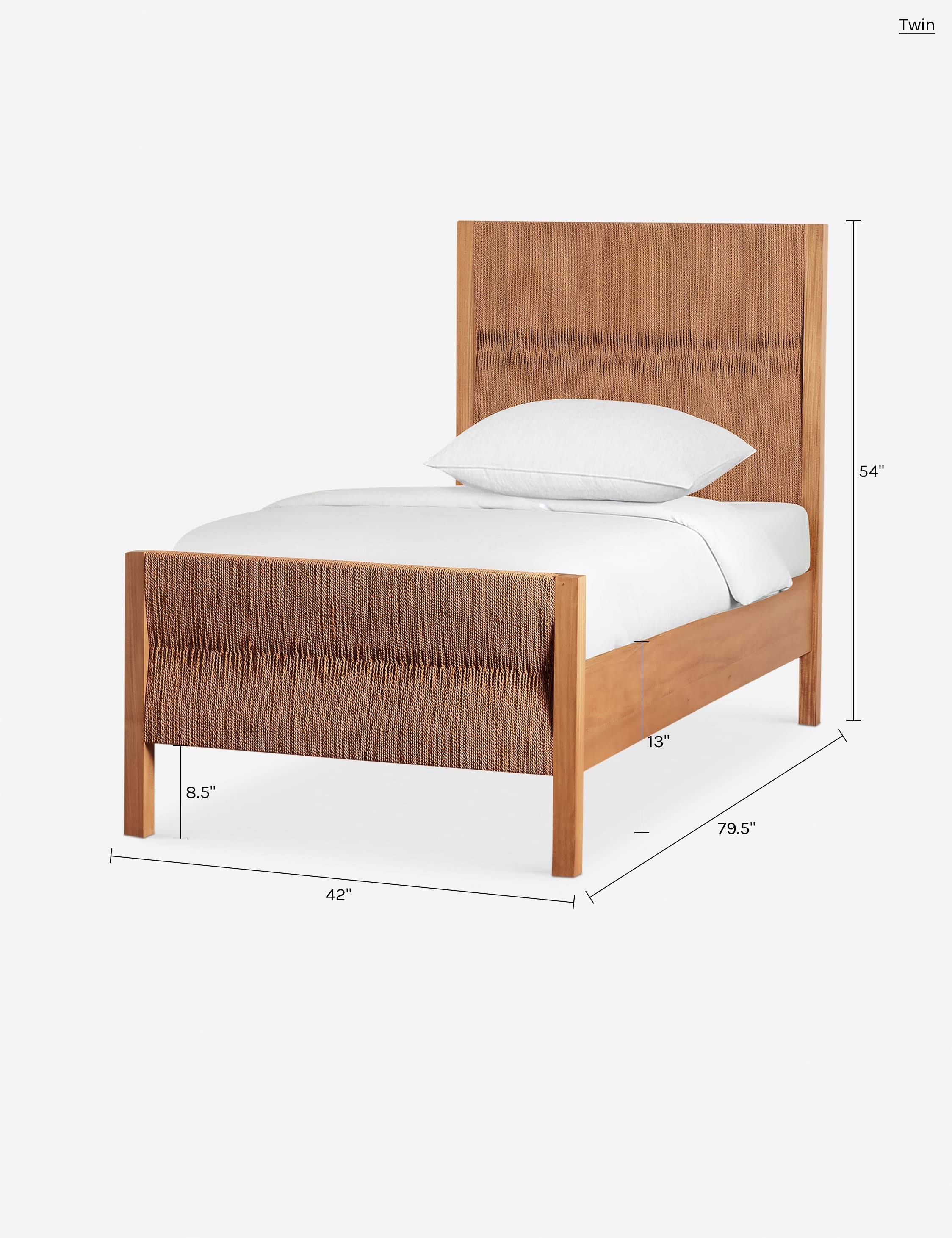 Lit plateforme - Apportez une chaleur côtière à l'agencement de votre chambre avec le lit plateforme
