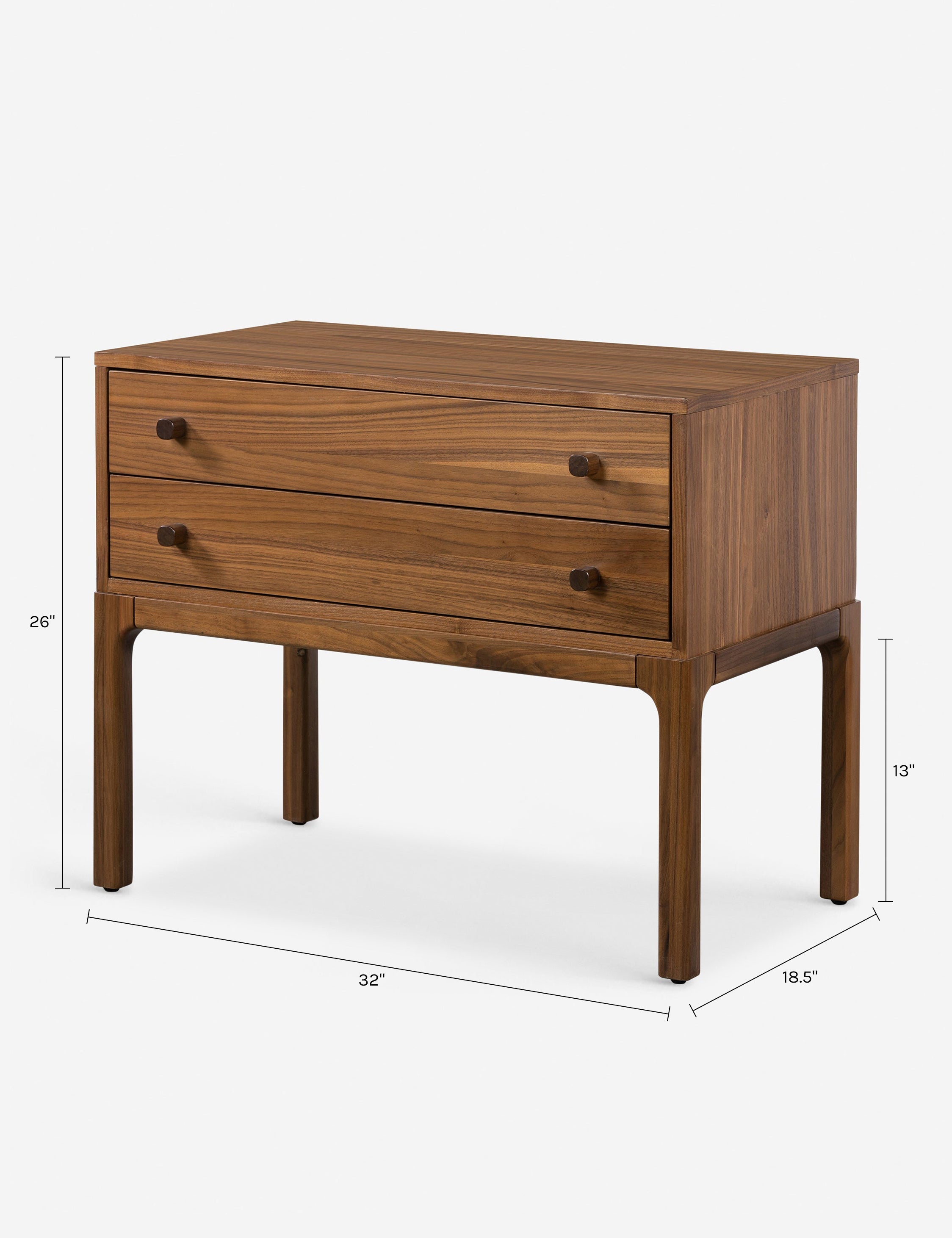 Table de chevet - Inspirée du mobilier de campagne des années 1800—conçu pour être léger, durable et facilement transportable—la table de chevet offre
