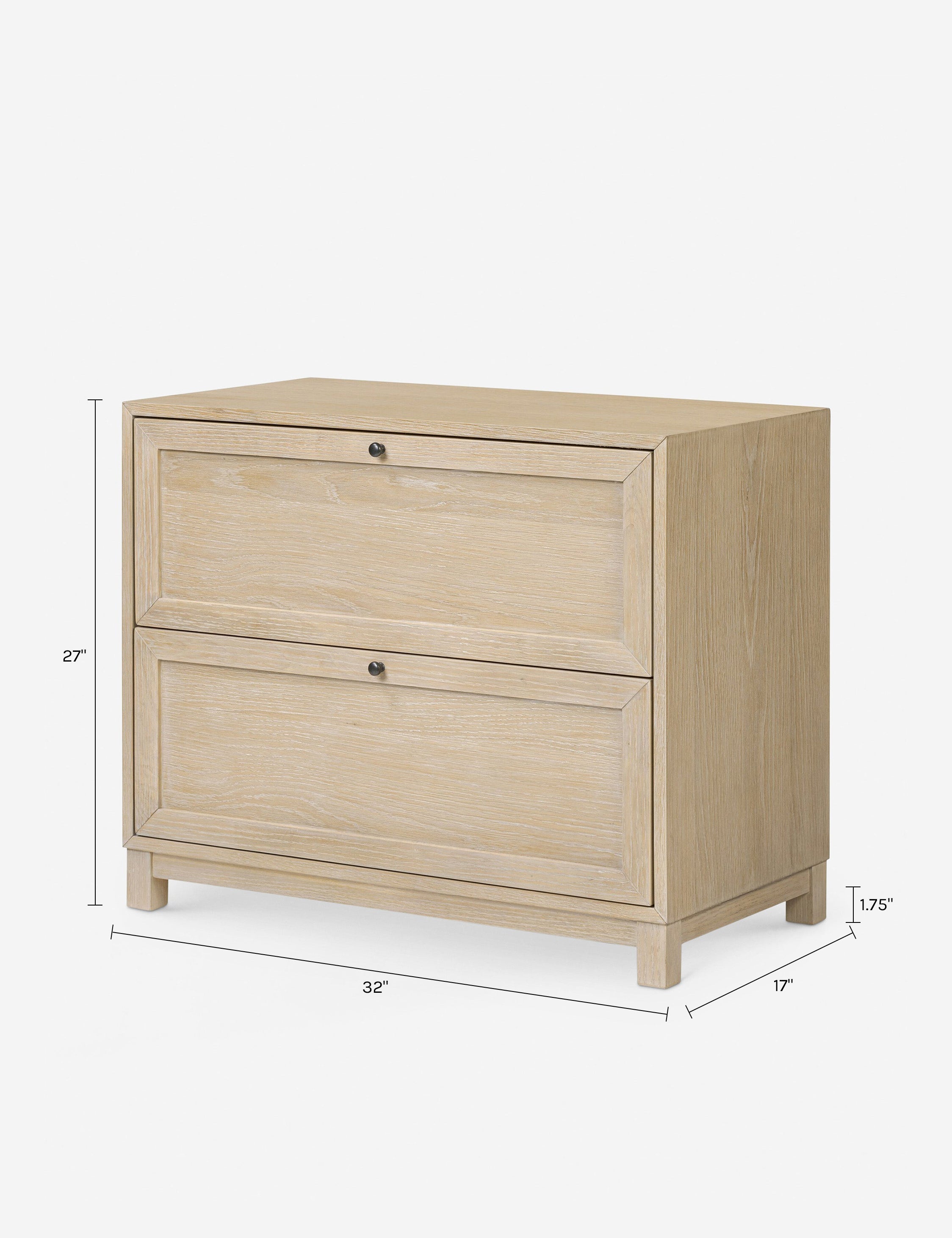 Table de chevet - Une table de chevet de style transitionnel en chêne pour un impact intemporel