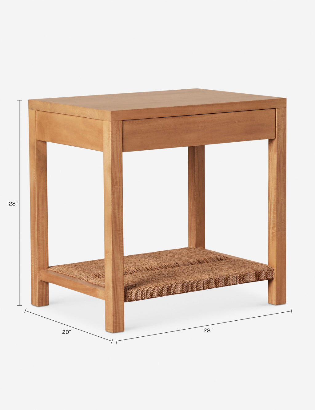 Table de chevet - Apportez une touche de chaleur côtière à votre chambre à coucher avec la table de chevet