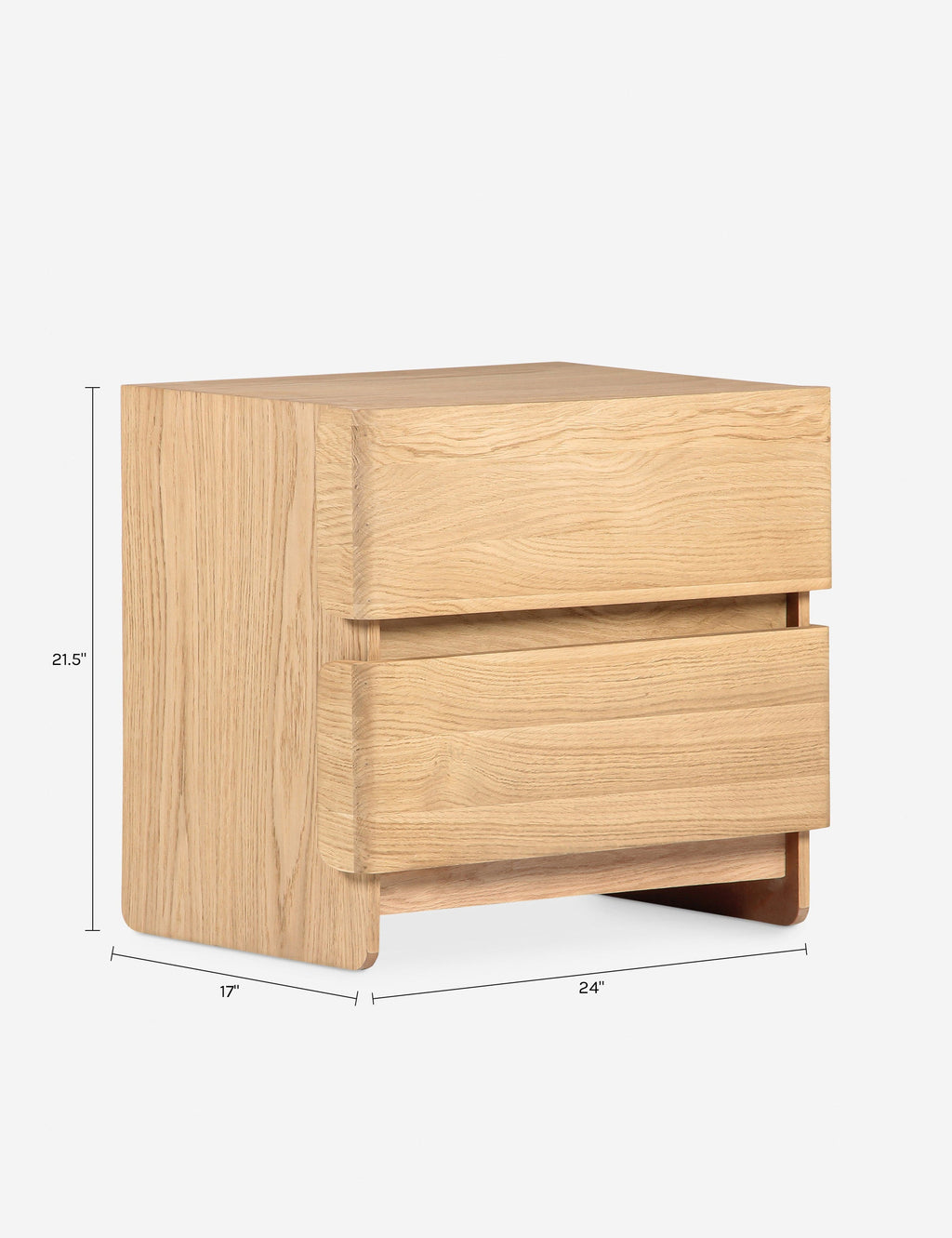 Table de chevet - Ses lignes épurées et son profil délicatement sculpté confèrent à cette table de chevet son caractère moderne