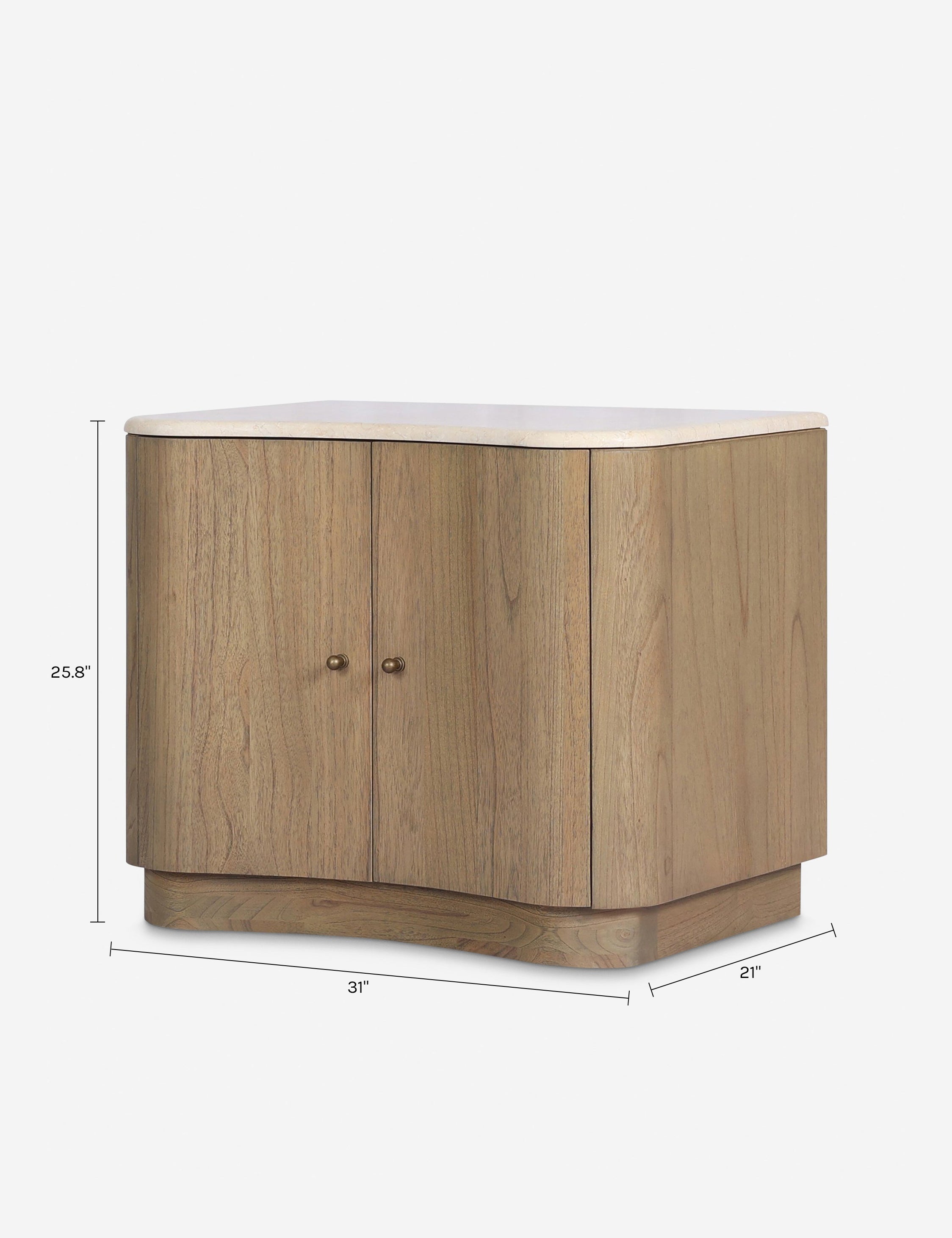 Table de chevet - La table de chevet apporte des formes sculpturales et une texture organique à votre chambre