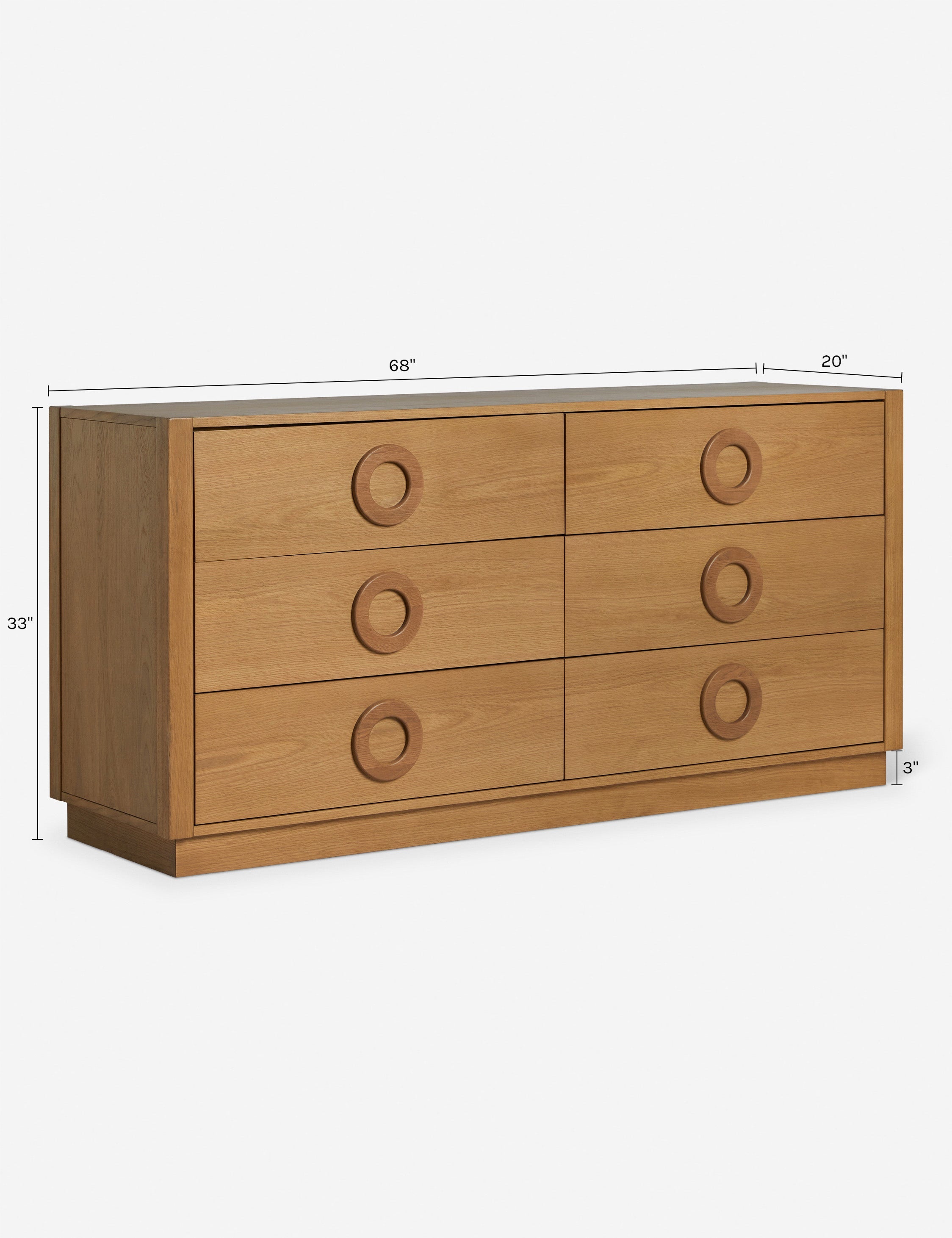 Commode à 6 tiroirs – Notre commode apporte une forme moderne et chaleureuse à la chambre