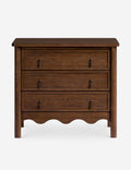 Table de chevet à 3 tiroirs - allie des détails classiques à une silhouette légèrement ajustée