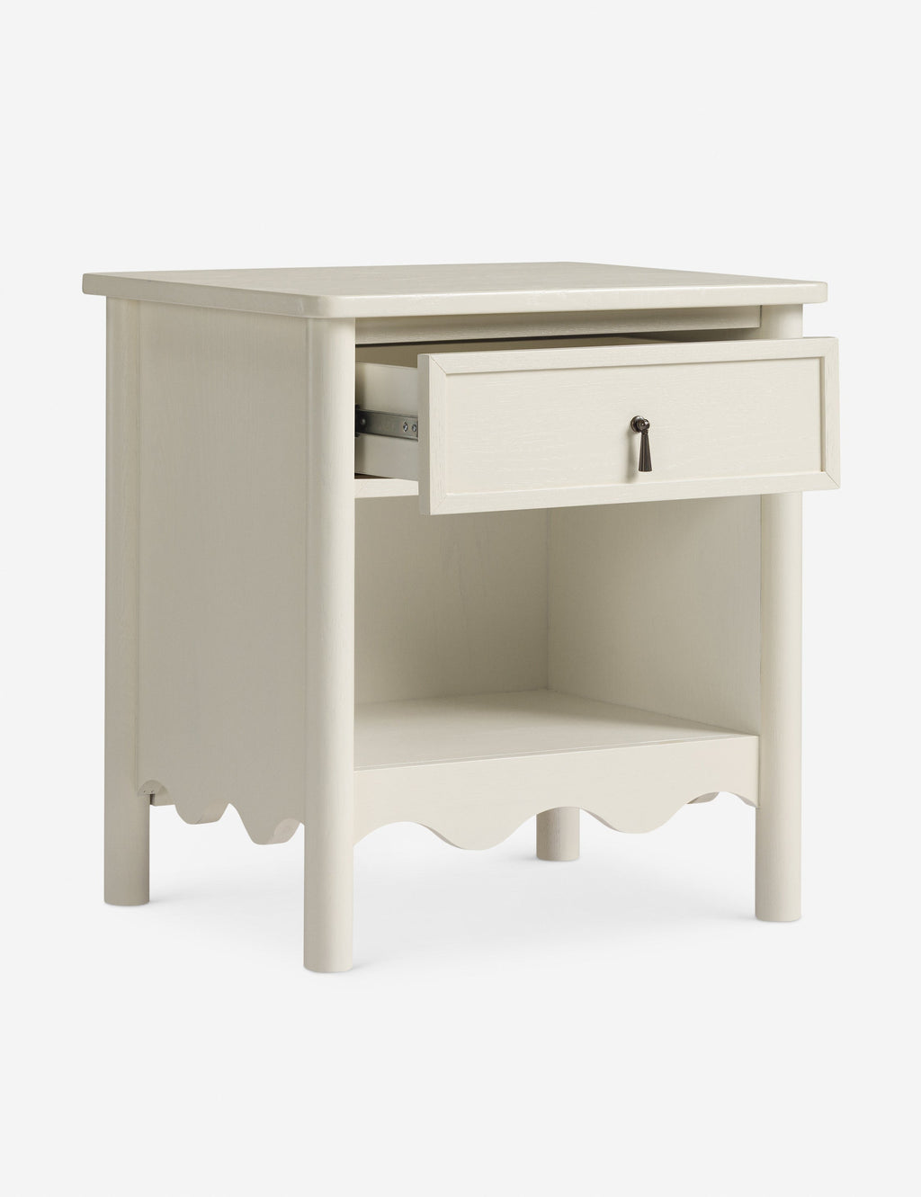 Table de chevet - allie des détails classiques à une silhouette subtilement ajustée