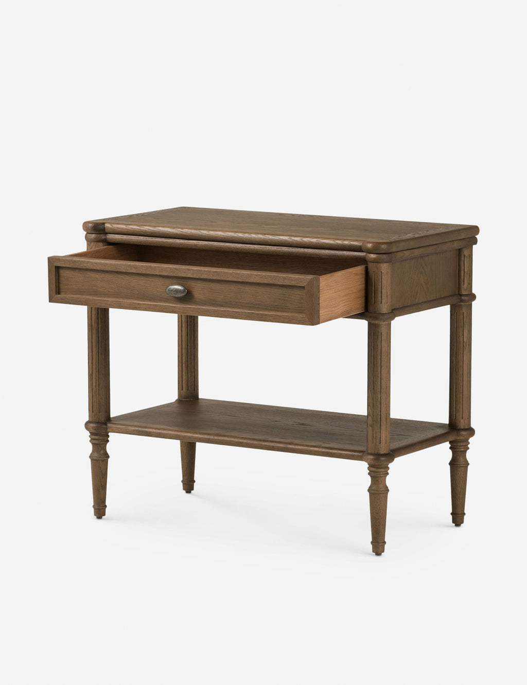 Table de chevet - Le style traditionnel rencontre l'attrait moderne dans cette commode d'inspiration européenne vintage