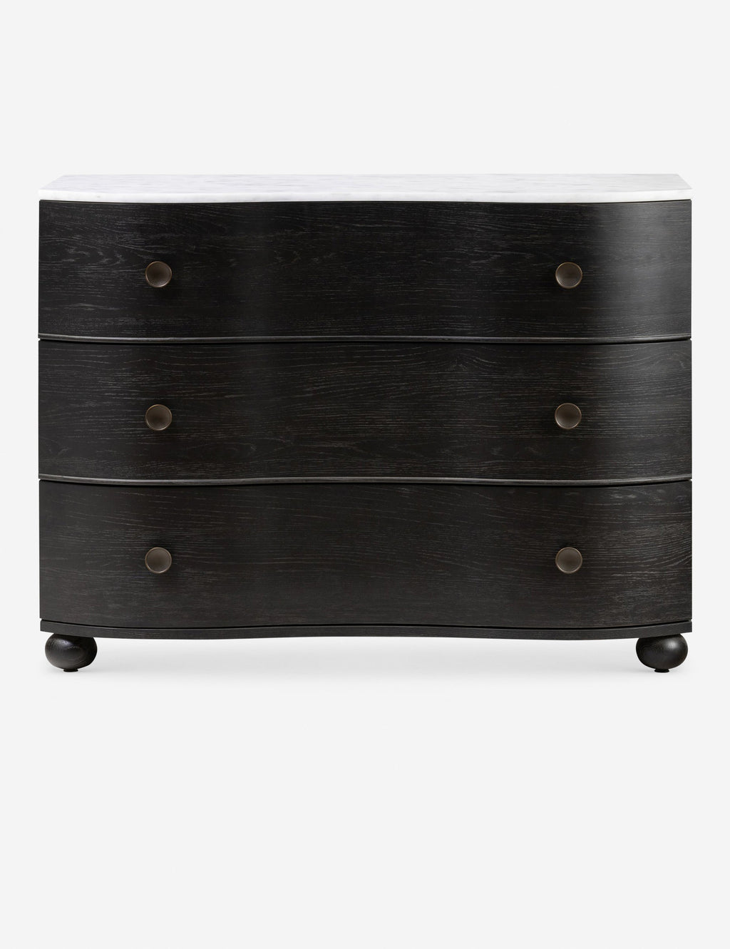 Commode - La commode Amherst s'inspire des styles européens anciens et les insuffle dans un design luxueux aux matériaux mélangés