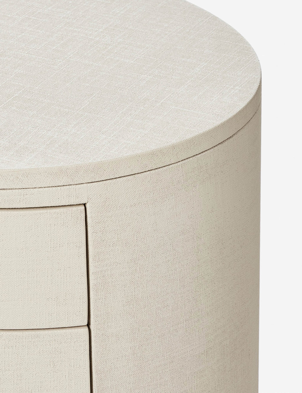 Table de chevet - La table de chevet apporte des courbes élégantes et une texture discrète à votre chevet