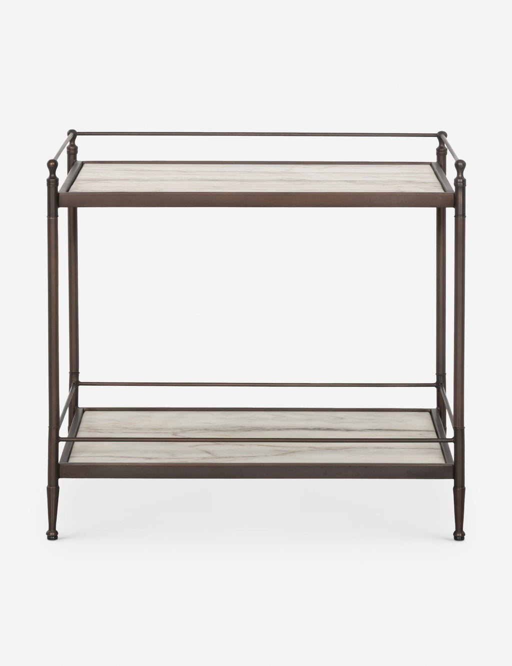 Table de chevet - Des détails sur mesure définissent la table de chevet Amande