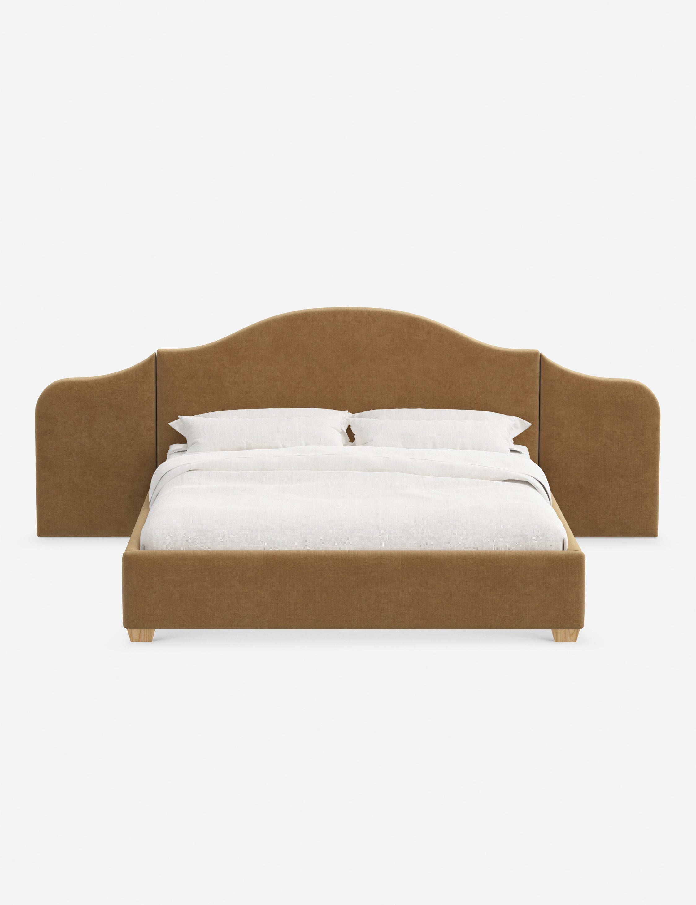 Lit plateforme avec tête de lit prolongée - Notre lit crée un espace parfait pour le repos et la tranquillité