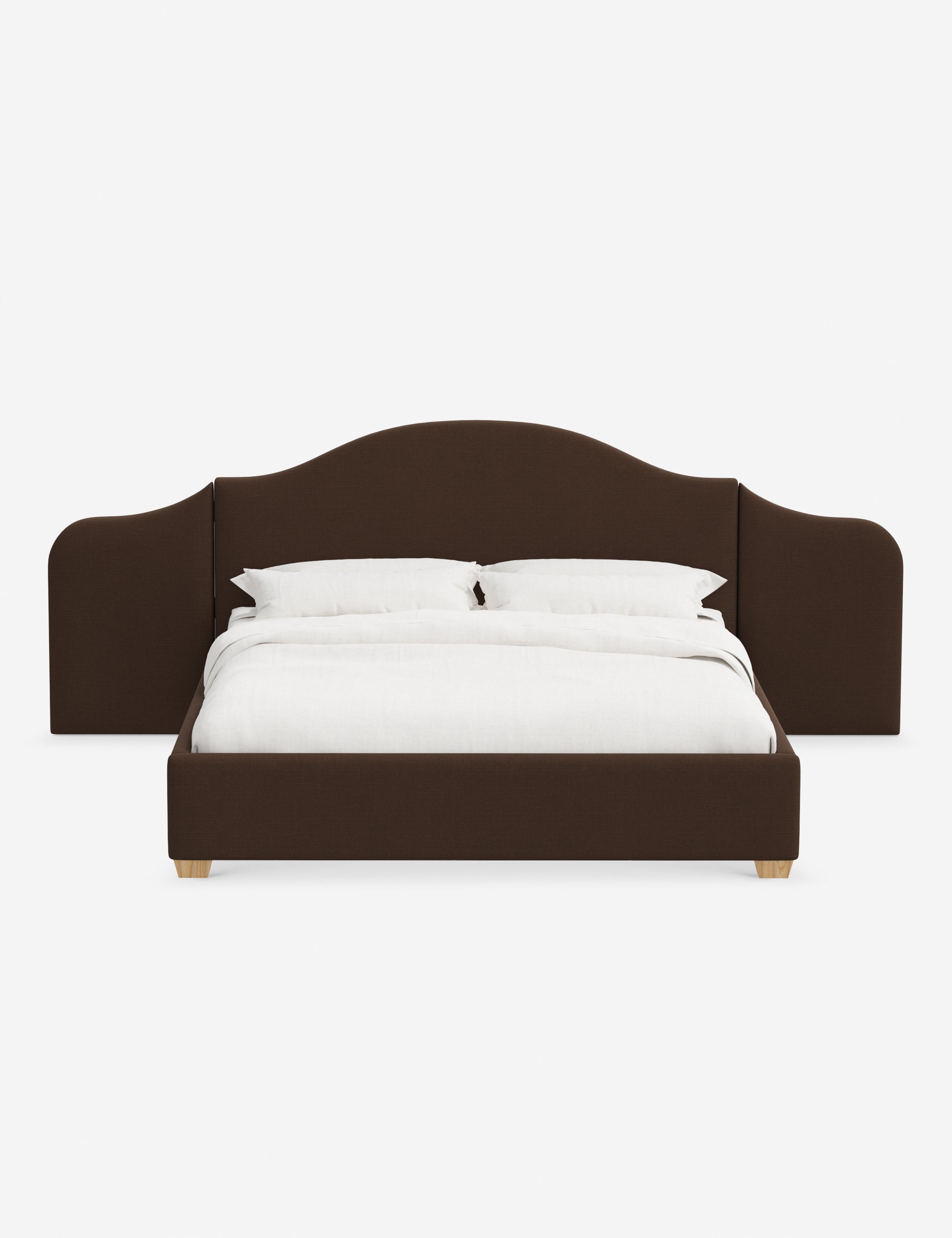 Lit plateforme avec tête de lit prolongée - Notre lit crée un espace parfait pour le repos et la tranquillité