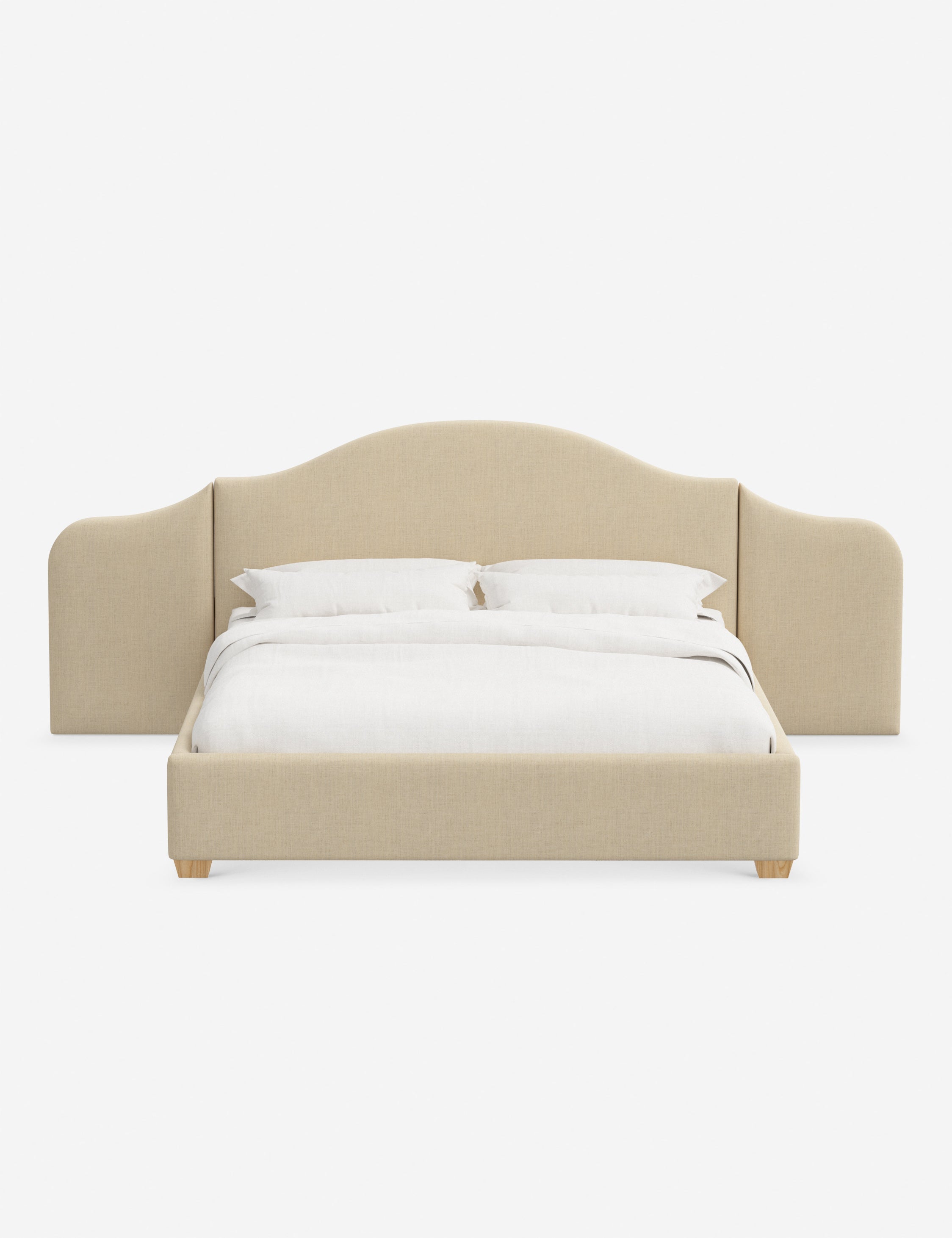 Lit plateforme avec tête de lit prolongée - Notre lit crée un espace parfait pour le repos et la tranquillité