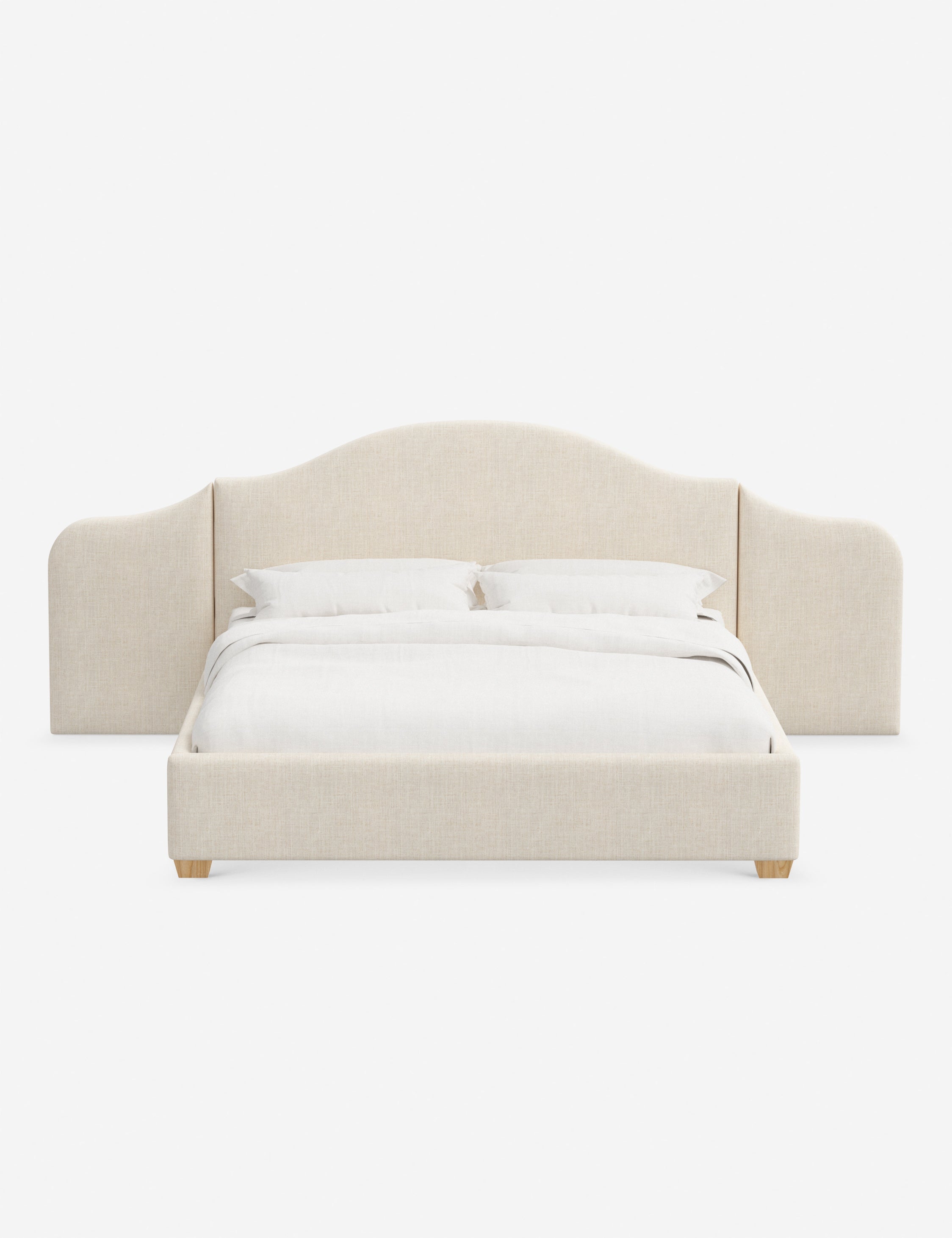 Lit plateforme avec tête de lit prolongée - Notre lit crée un espace parfait pour le repos et la tranquillité