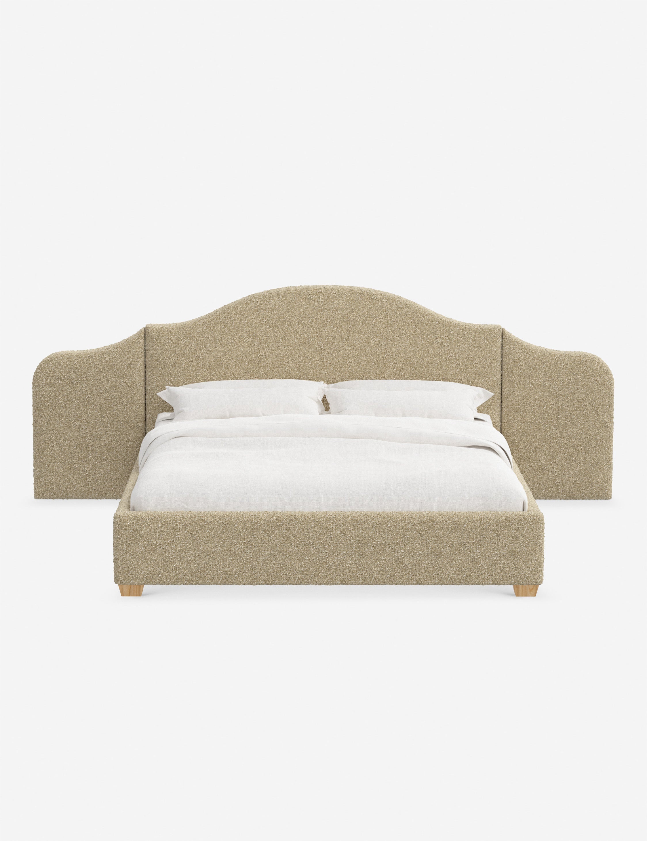 Lit plateforme avec tête de lit prolongée - Notre lit crée un espace parfait pour le repos et la tranquillité