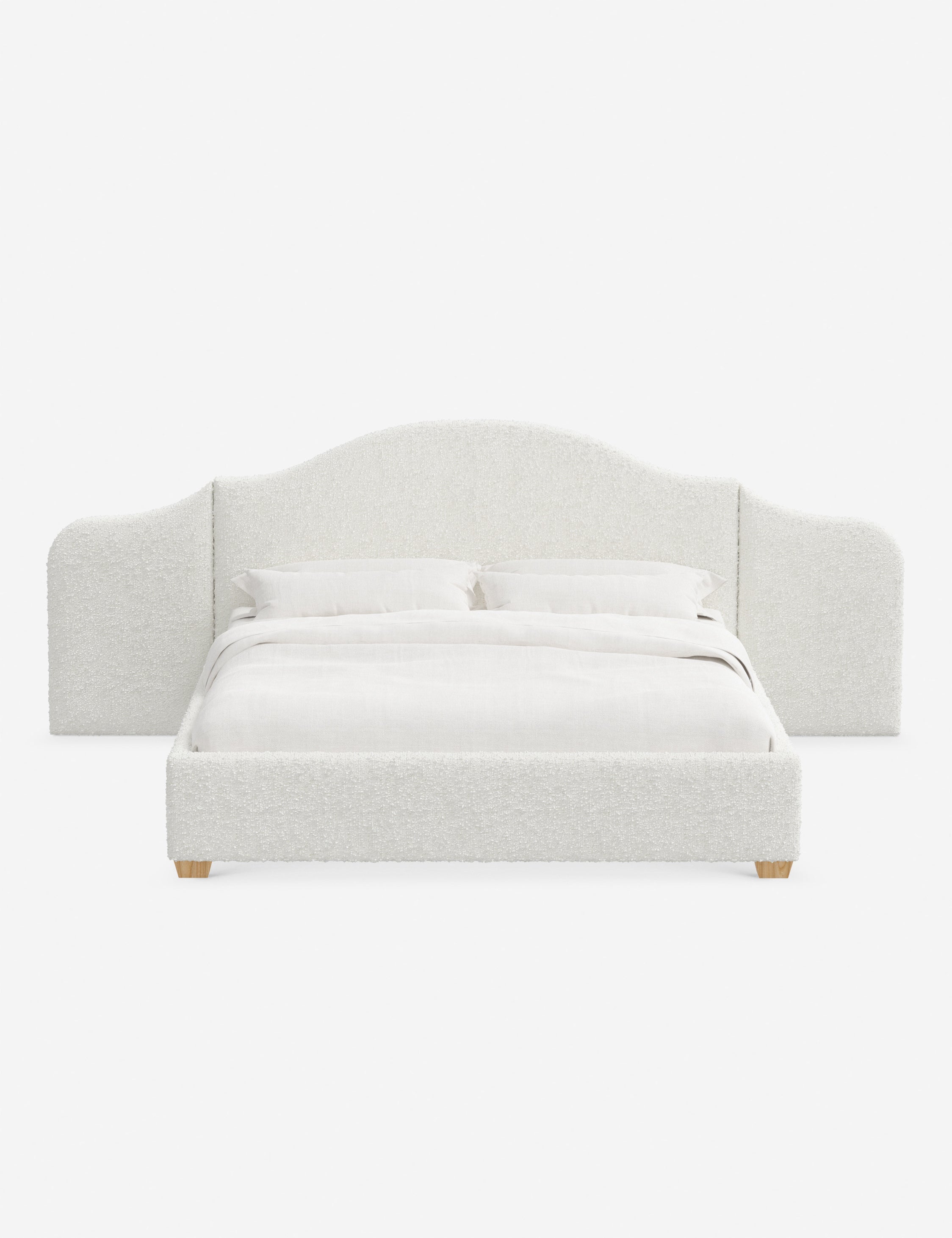 Lit plateforme avec tête de lit prolongée - Notre lit crée un espace parfait pour le repos et la tranquillité