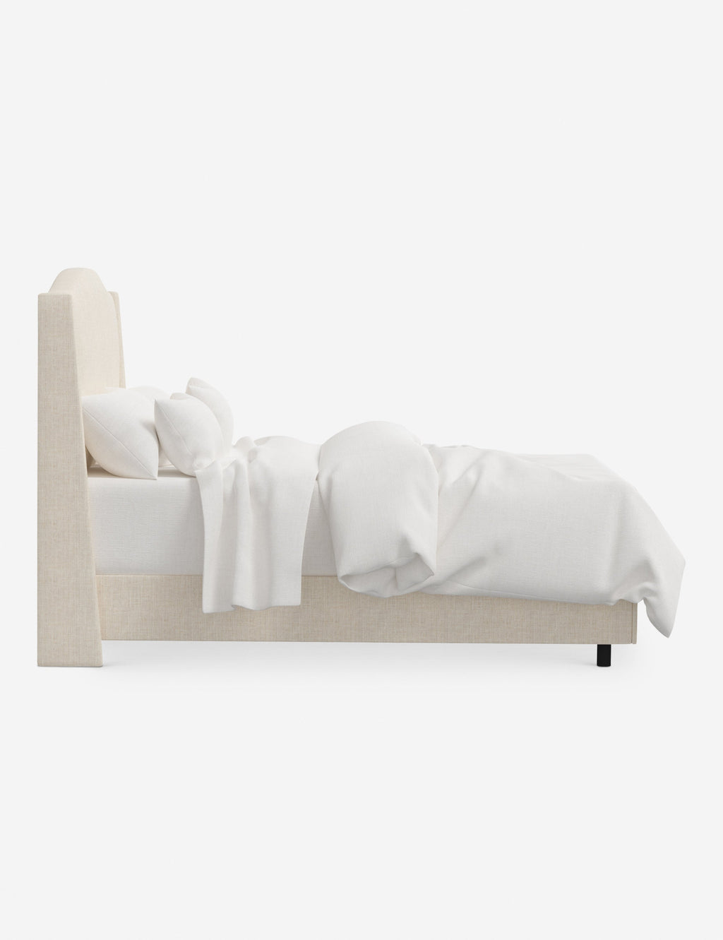 Lit - Apportez une touche à votre chambre à coucher avec ce lit rembourré