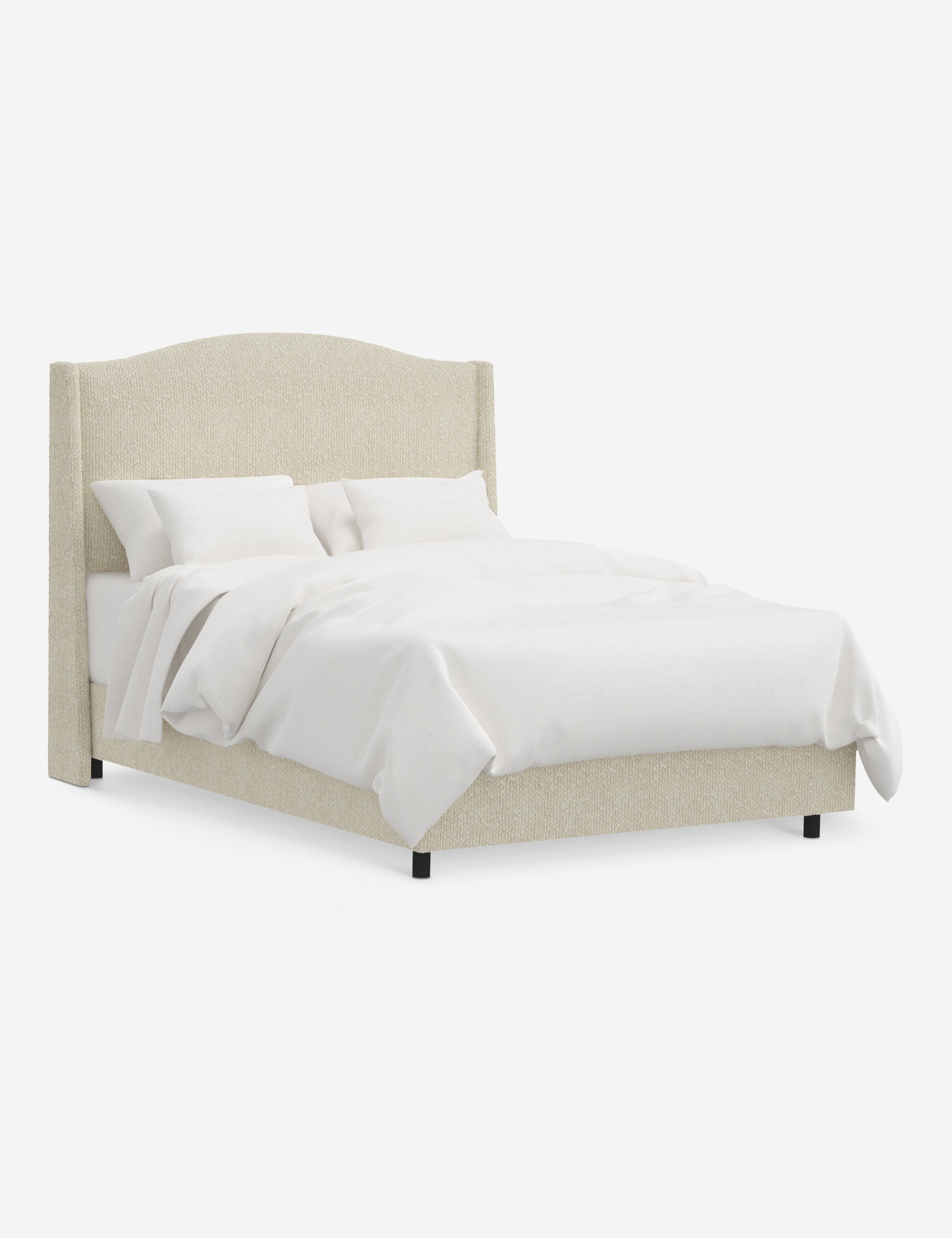 Lit - Apportez une touche à votre chambre à coucher avec ce lit rembourré