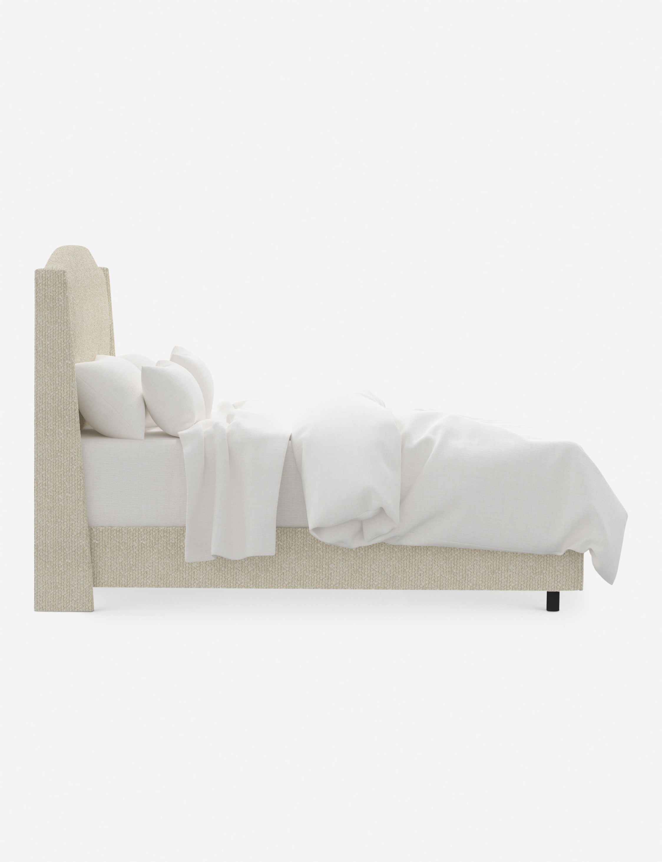 Lit - Apportez une touche à votre chambre à coucher avec ce lit rembourré