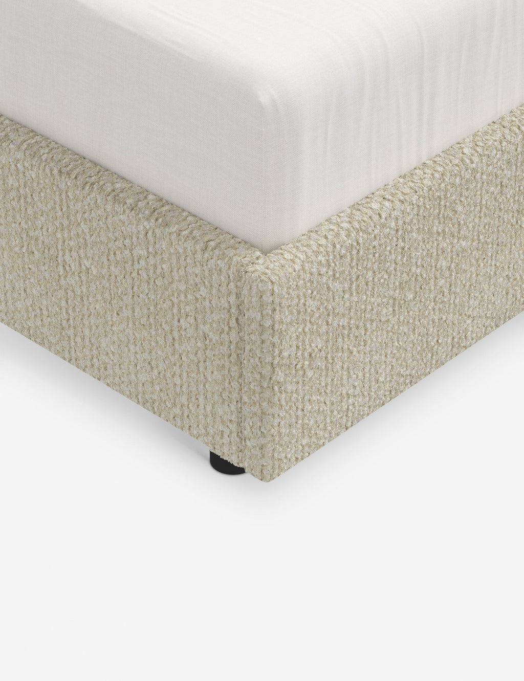 Lit - Apportez une touche à votre chambre à coucher avec ce lit rembourré