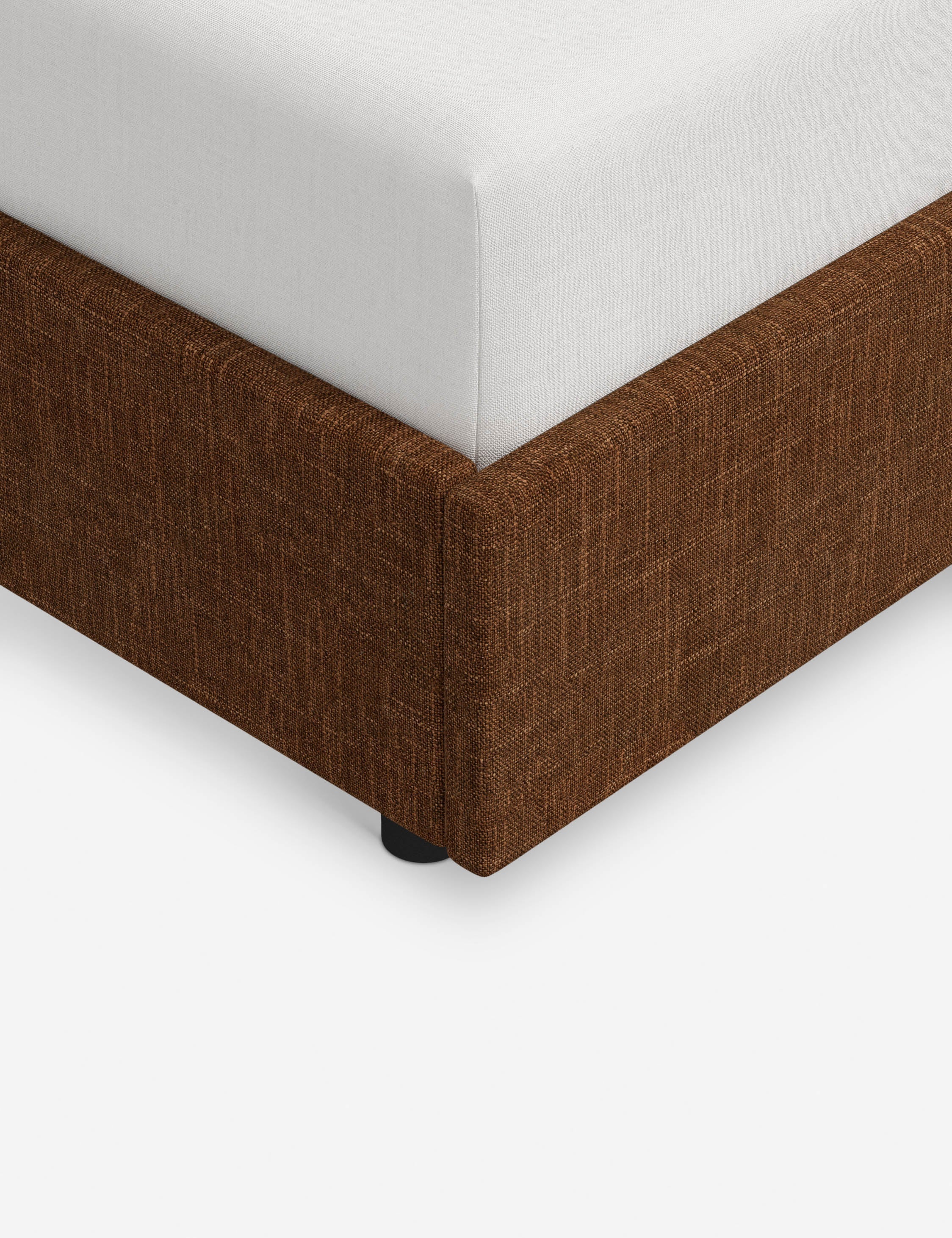 Lit - Apportez une touche à votre chambre à coucher avec ce lit rembourré